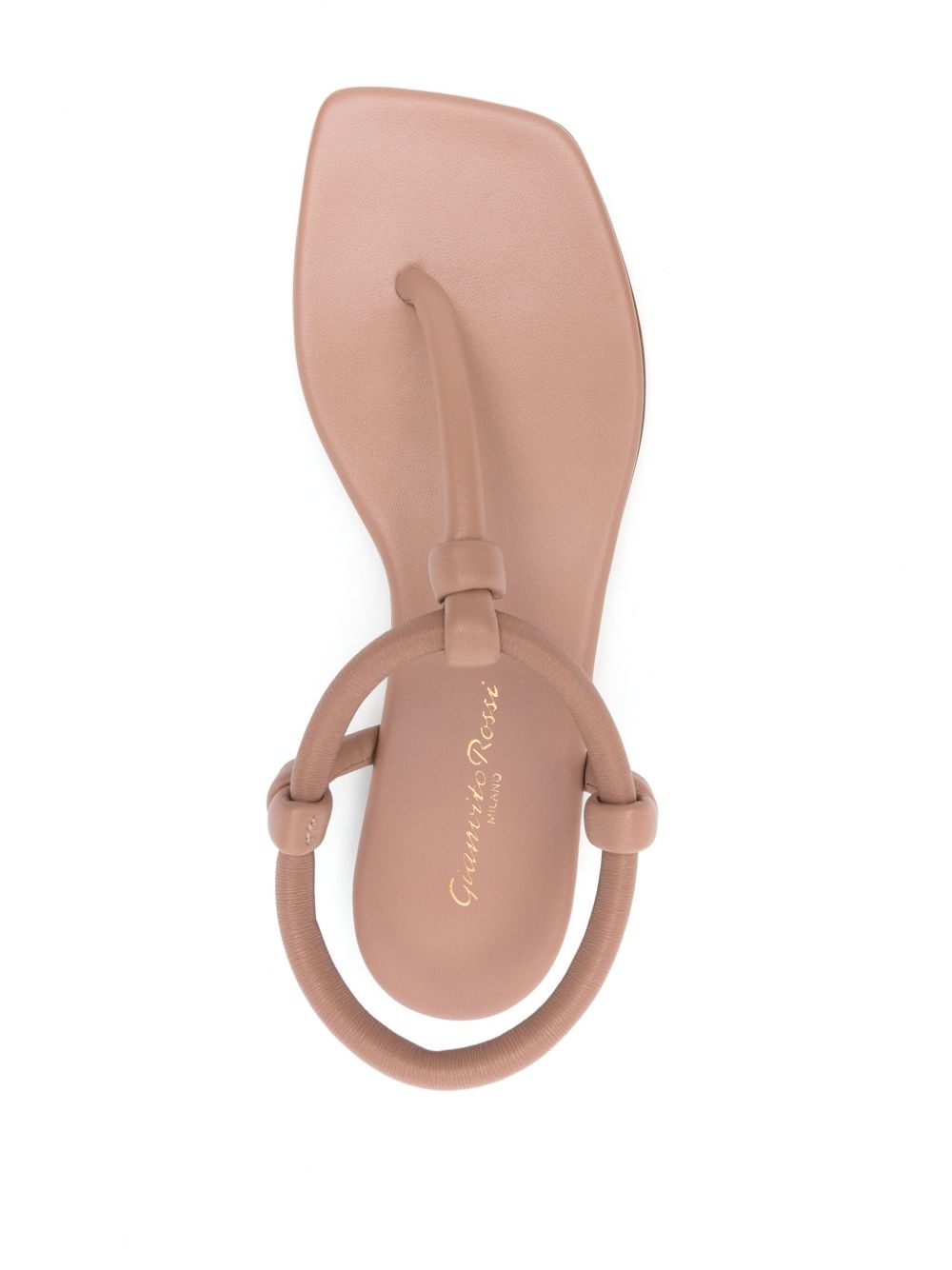 leather flip-flops - 4