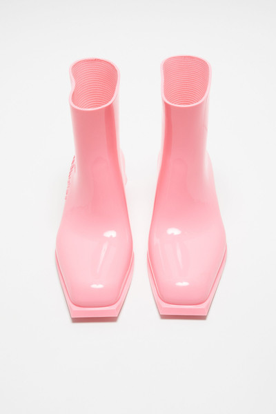 Acne Studios Rubber ankle boots - Pale Pink outlook