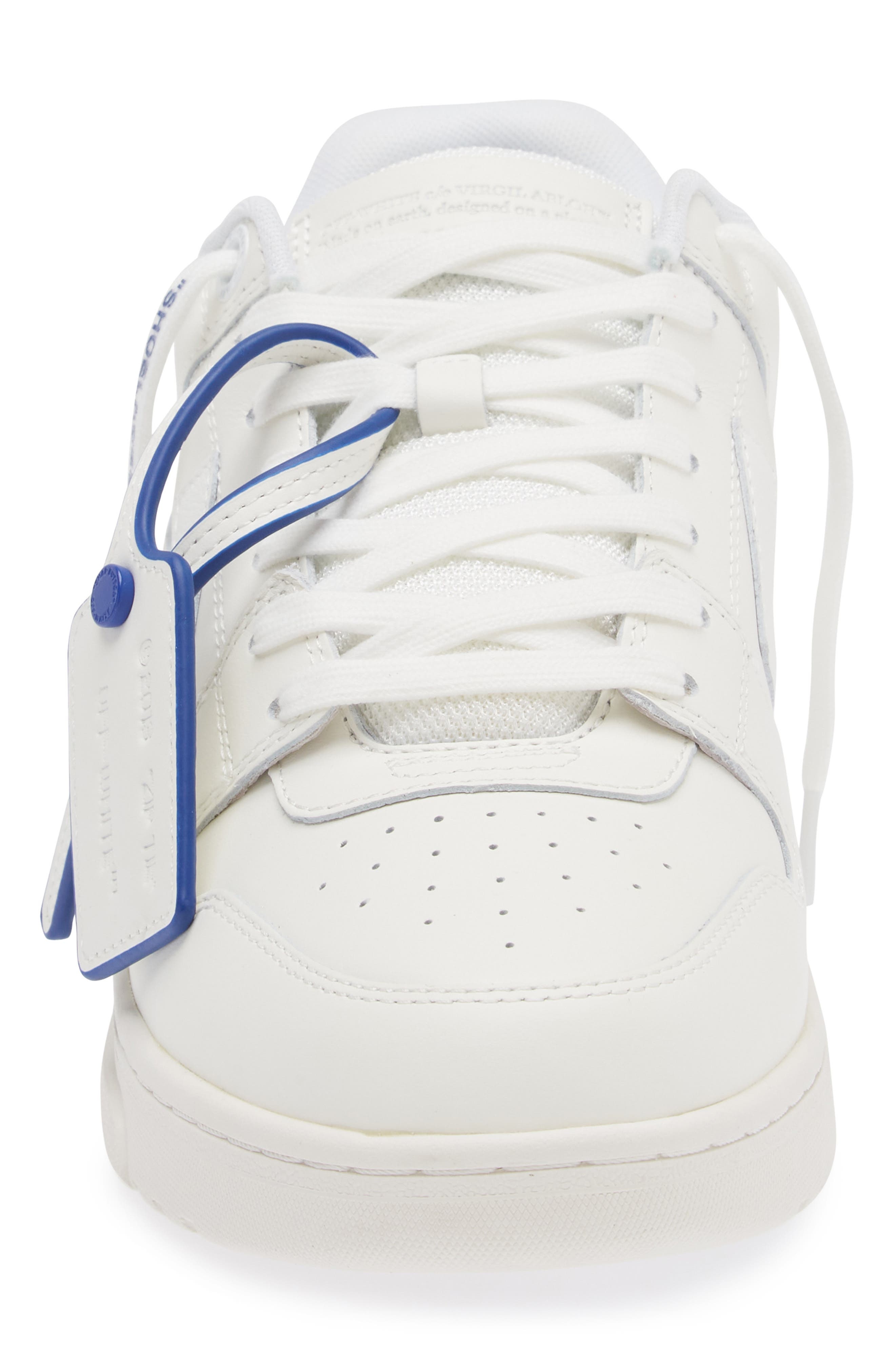 Off-White Out of Office For Walking Sneaker in White Blue at Nordstrom - 4