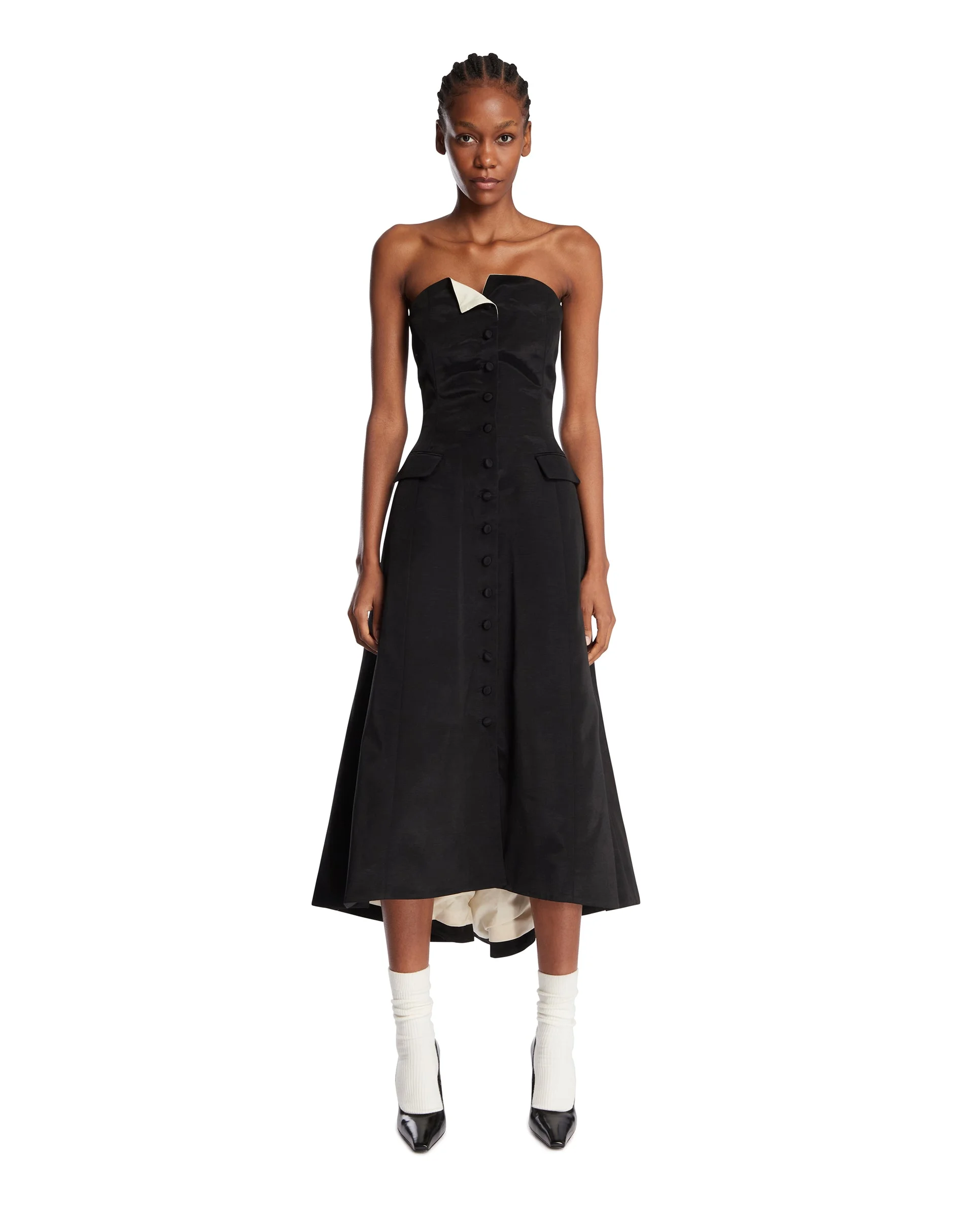 Black Bustier Dress - 1