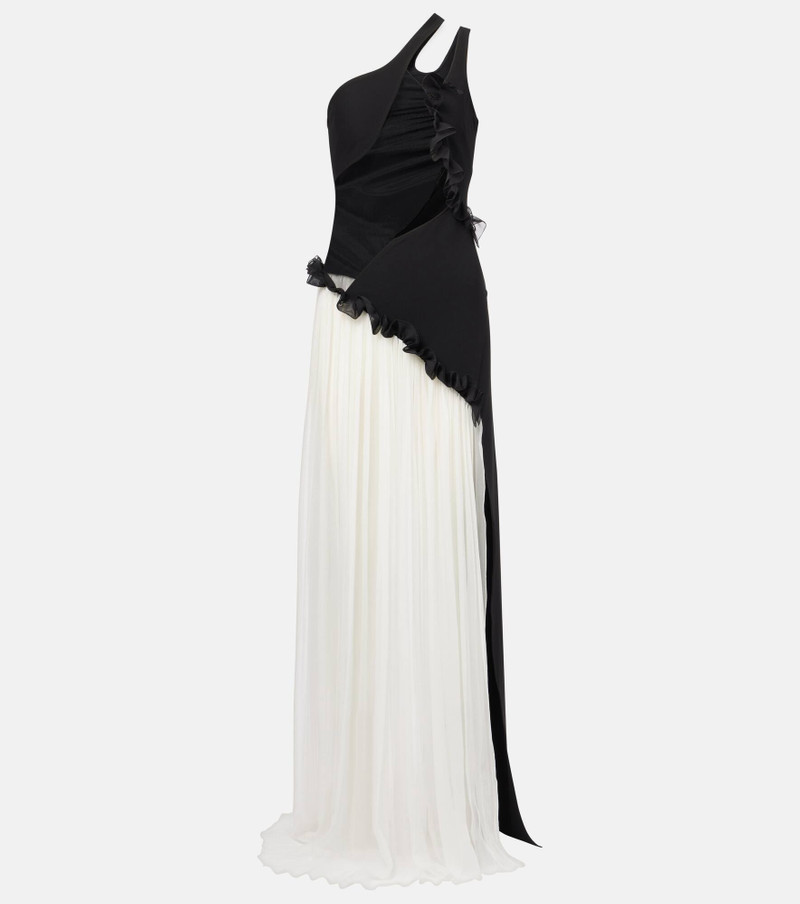 asymmetric maxi dress - 1