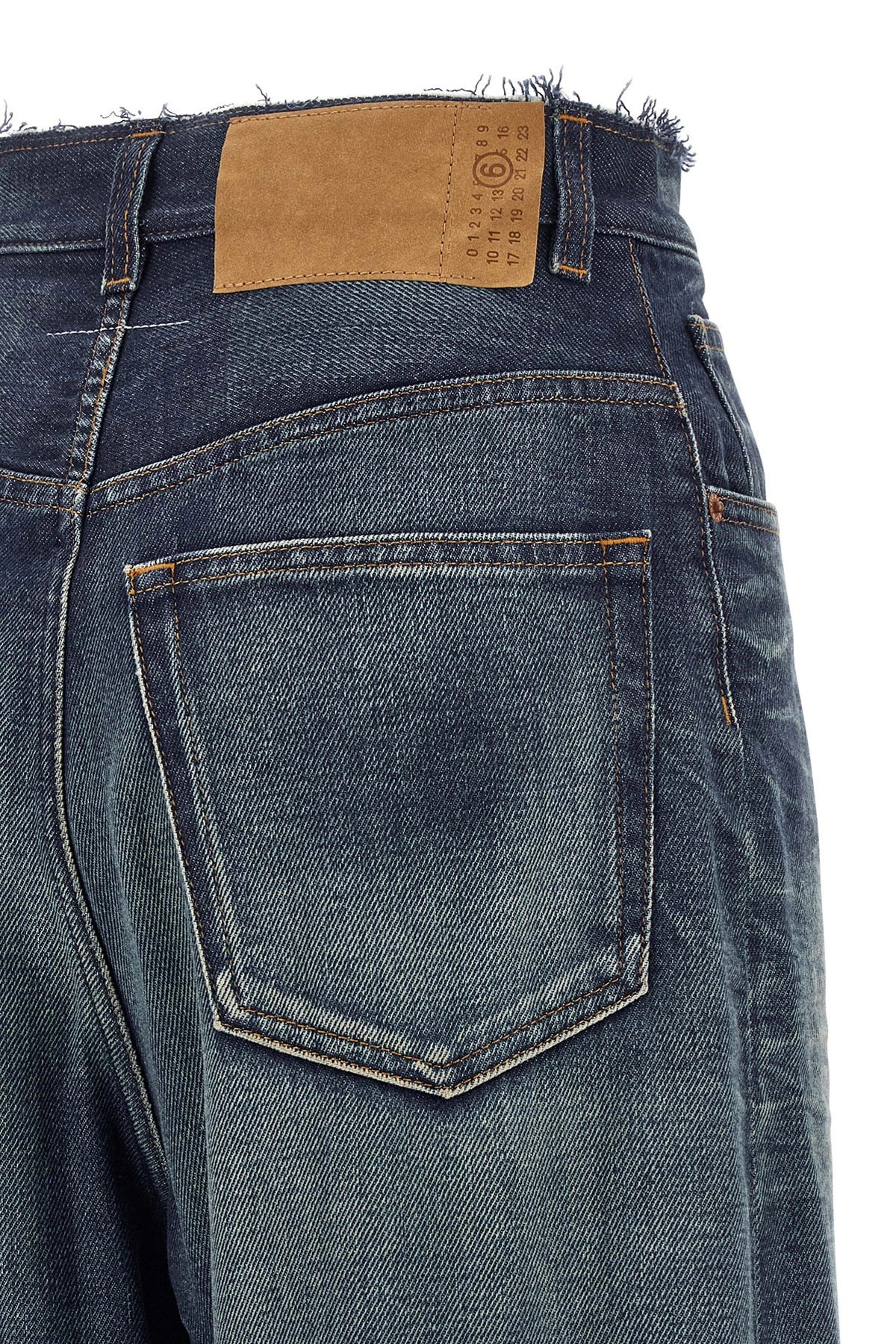 Raw cut band jeans - 5