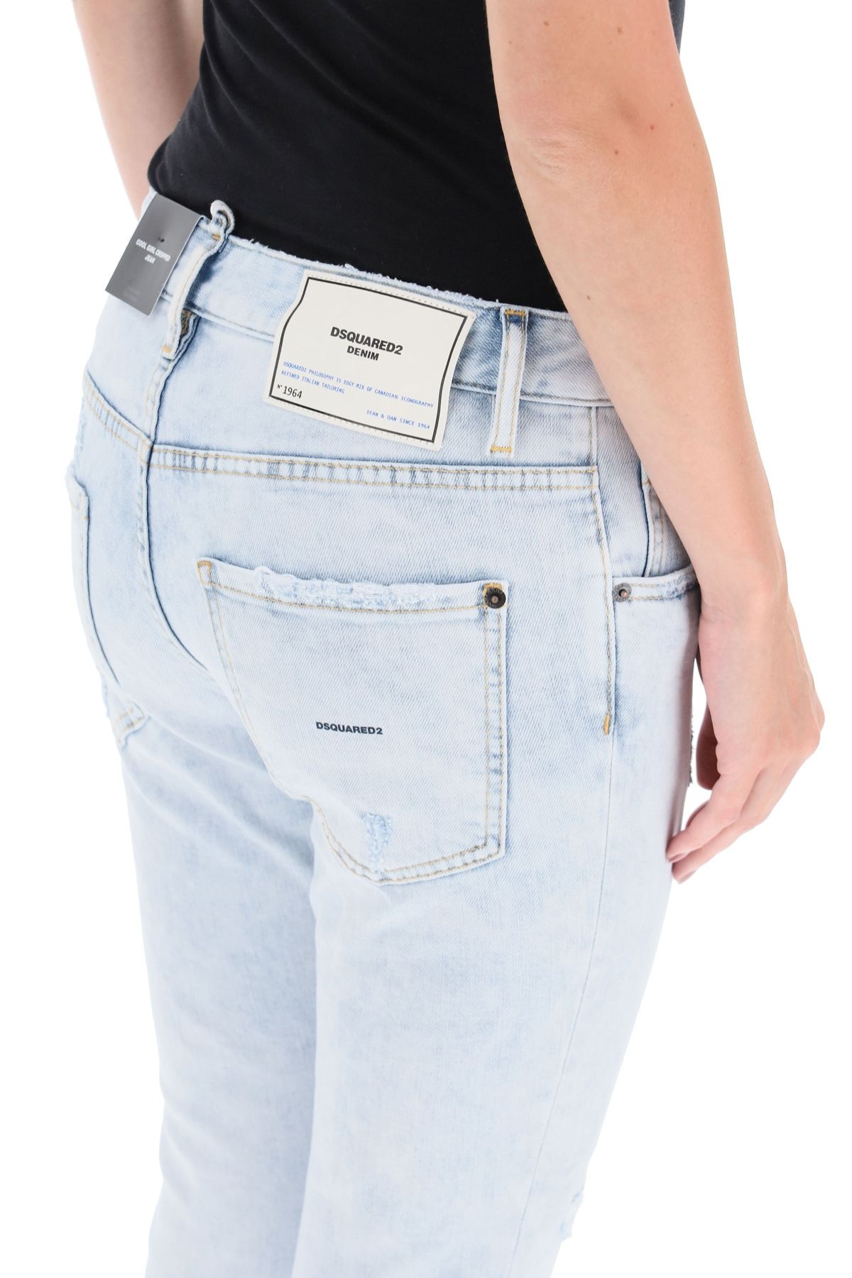 COOL GIRL CROPPED JEANS - 5