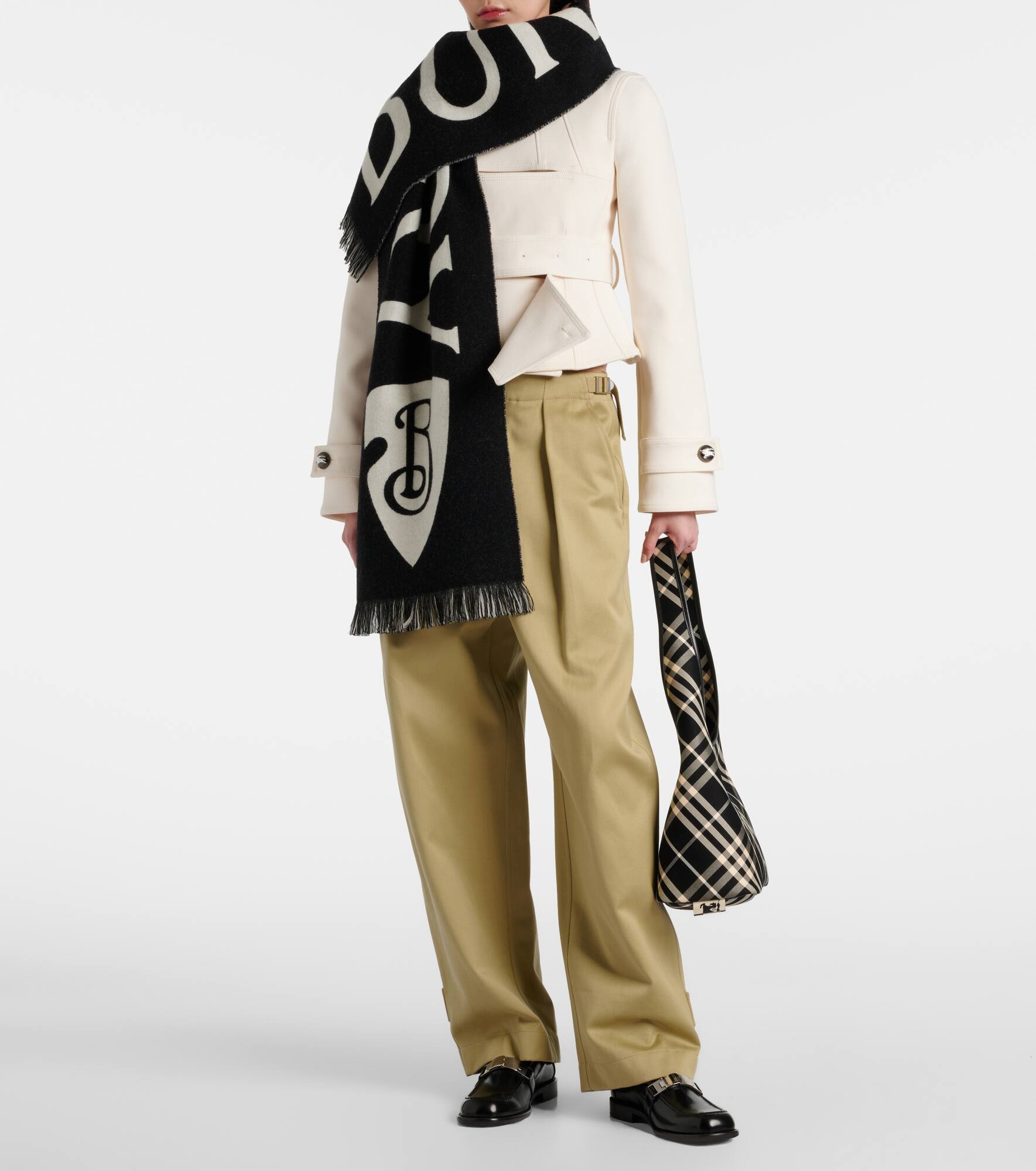 Reversible wool scarf - 2