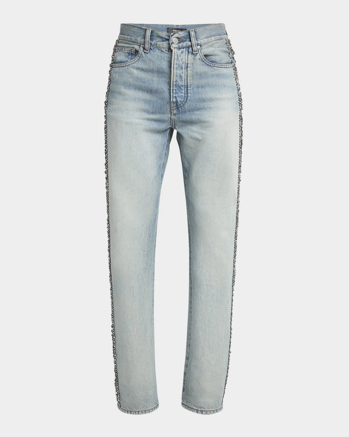 Men's Straight-Fit Crystal Bandana Jeans - 1