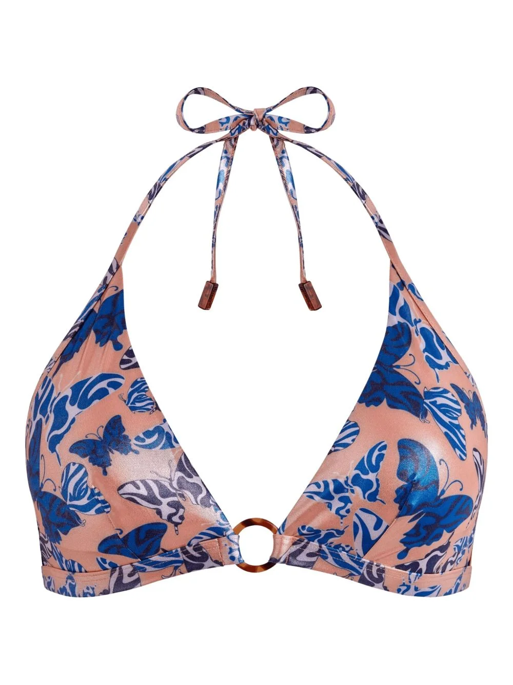 halter butterfly bikini top - 1