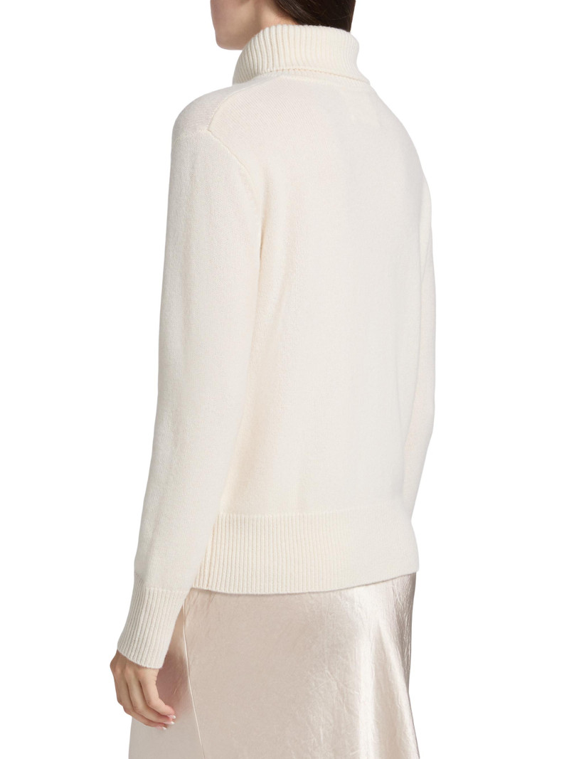 Women's Maisie Cashmere Regular-Fit Polo Sweater - Cream 5