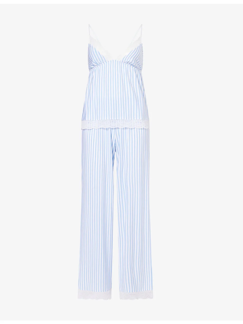 Isla Regatta Stripe Woven Pyjama Set - 1