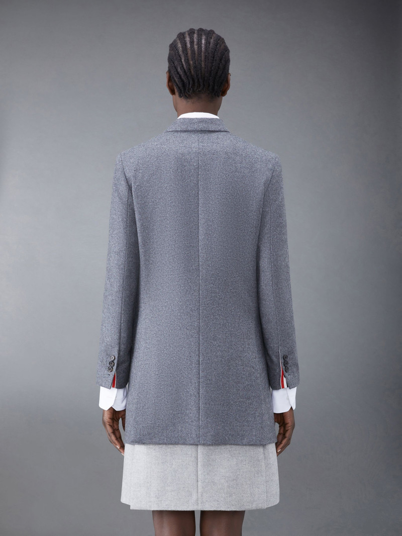 Thom Browne Wool Flannel Elongated Double Breasted Sport Coat outlook