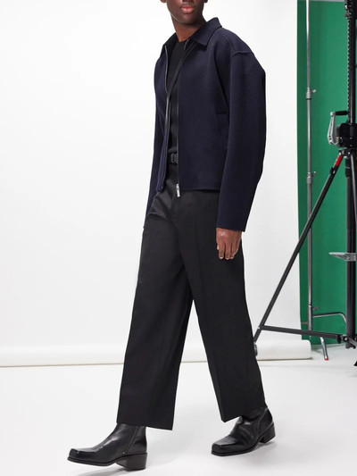 RÓHE Pressed-crease wool tailored trousers outlook