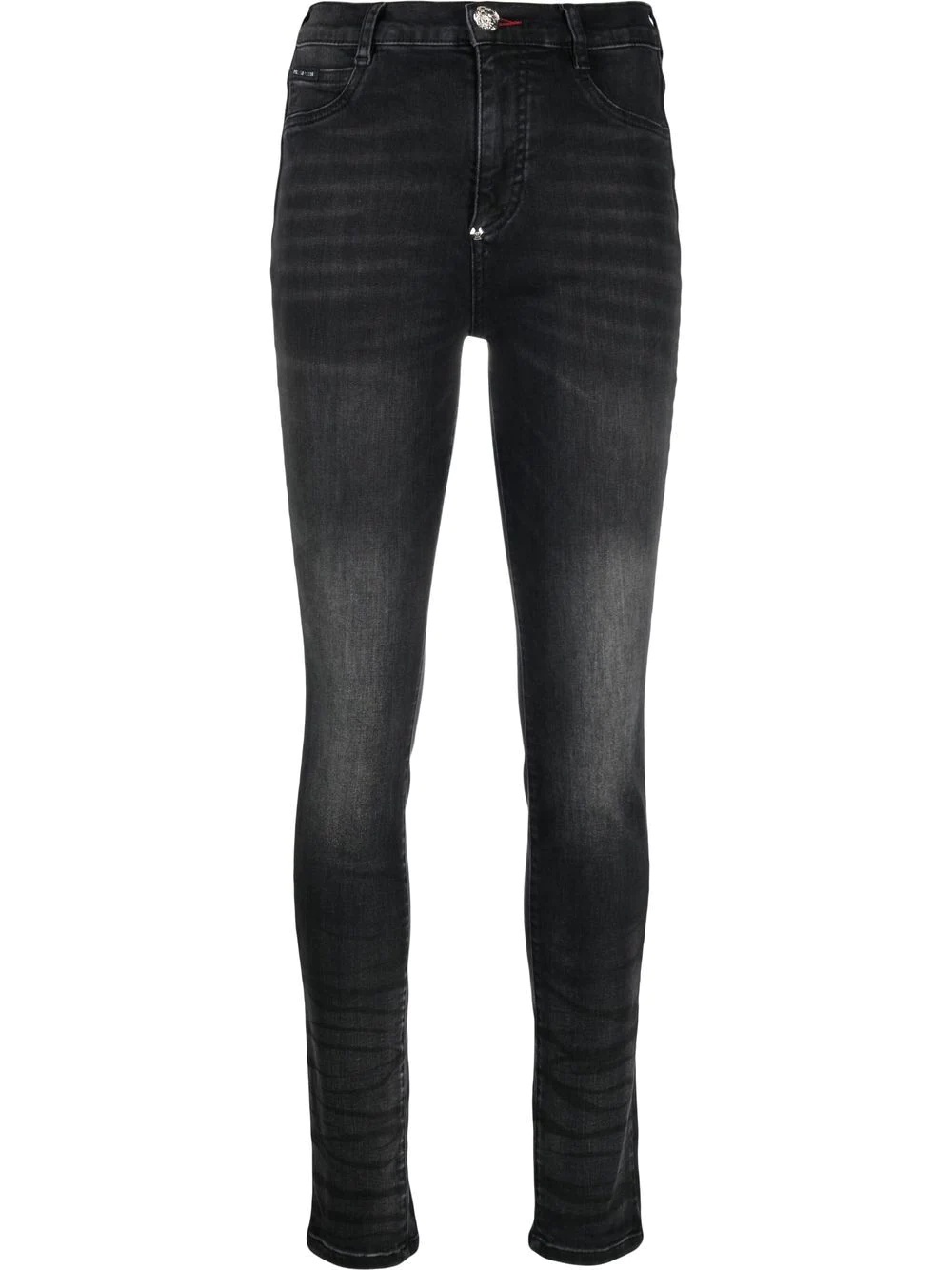 high-waist skinny-cut jeans - 1