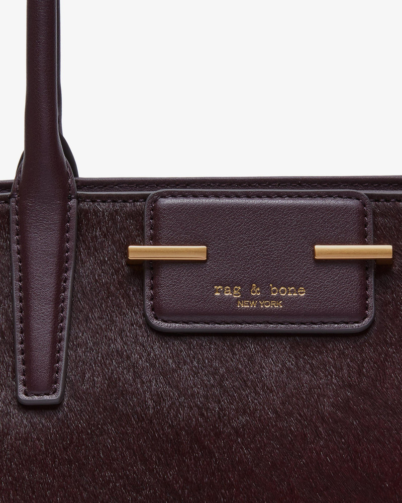 Realm Calf Hair Satchel Leopard Calf Hair 6