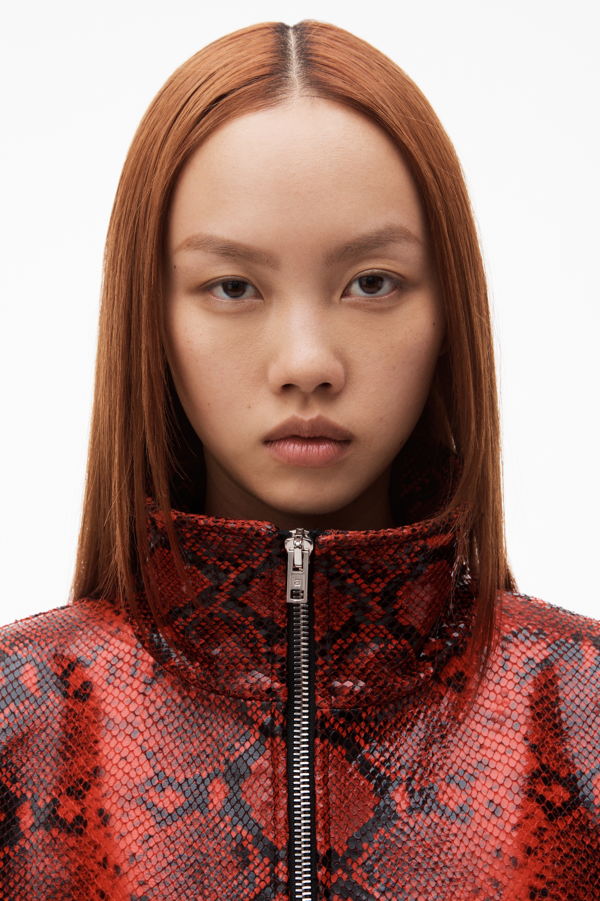 Embossed "snakeskin" track jacket - 4