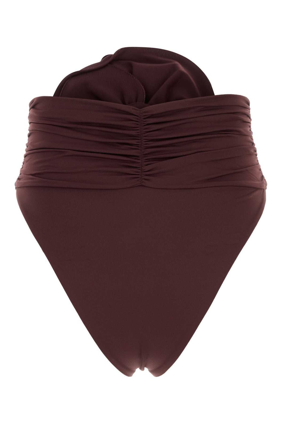 Magda Butrym Women Grape Stretch Nylon Bikini Bottom - 2