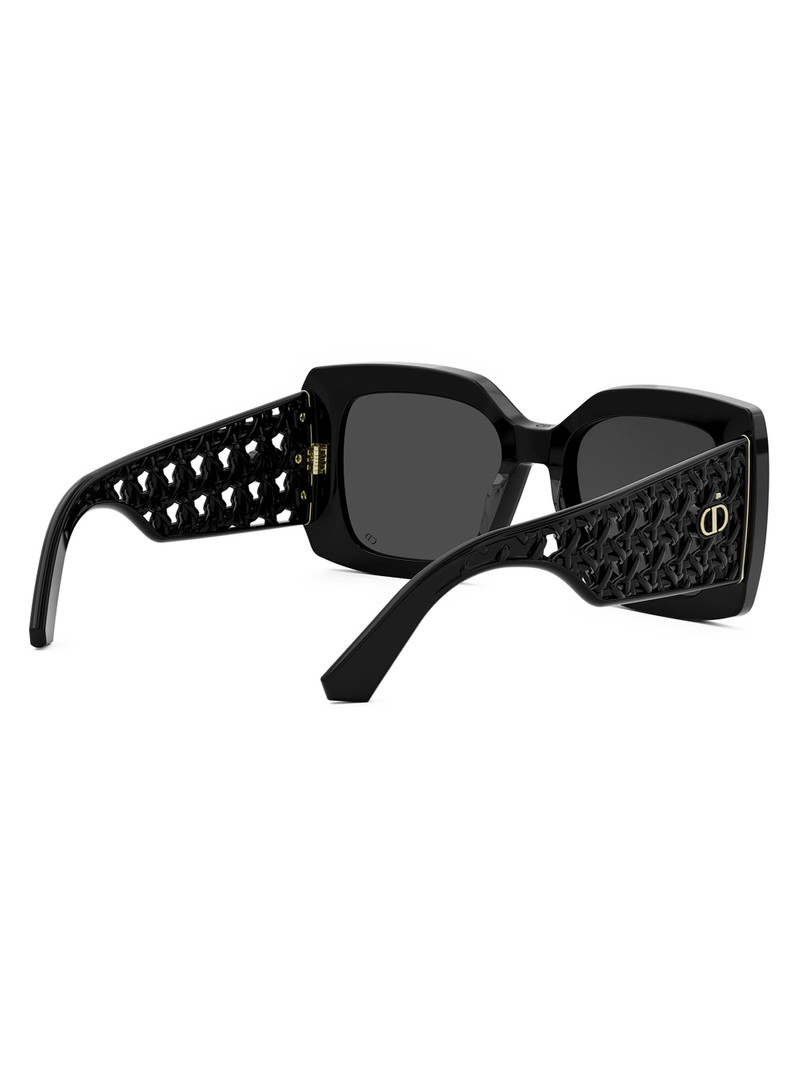 Women's VeryDior S1I 54MM Square Sunglasses - Dark Grey Black 6