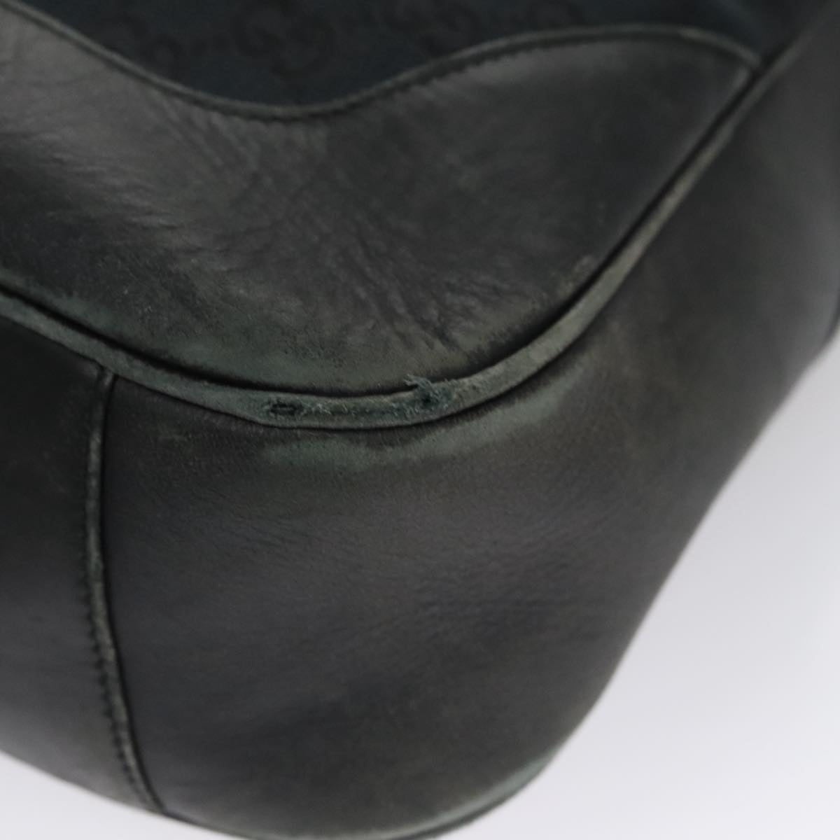 GUCCI Bamboo GG Canvas Hand Bag Black 001 4058 001 4058 - 9
