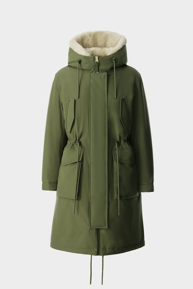 HERA 3-in-1 Down Jacket With Shearling Lining 1