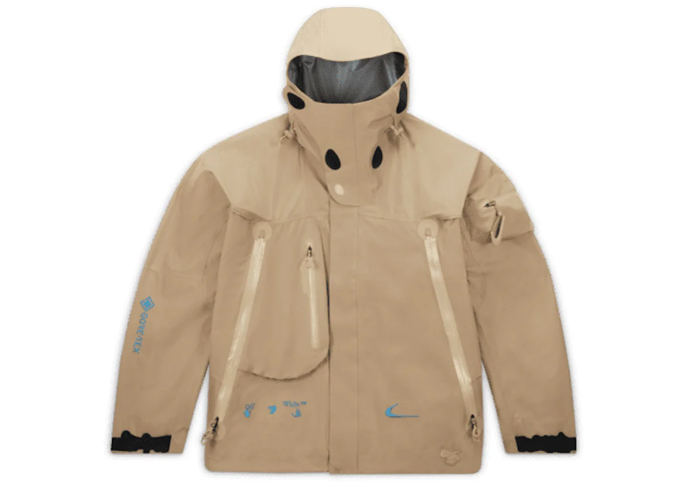 OFF-WHITE x Nike 007 Gore-Tex Jacket (Asia Sizing) Beige - 1