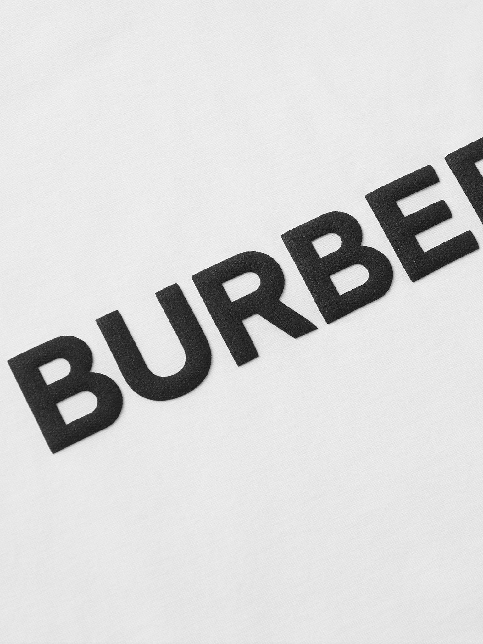 Logo-Print Cotton-Jersey T-Shirt White - 6