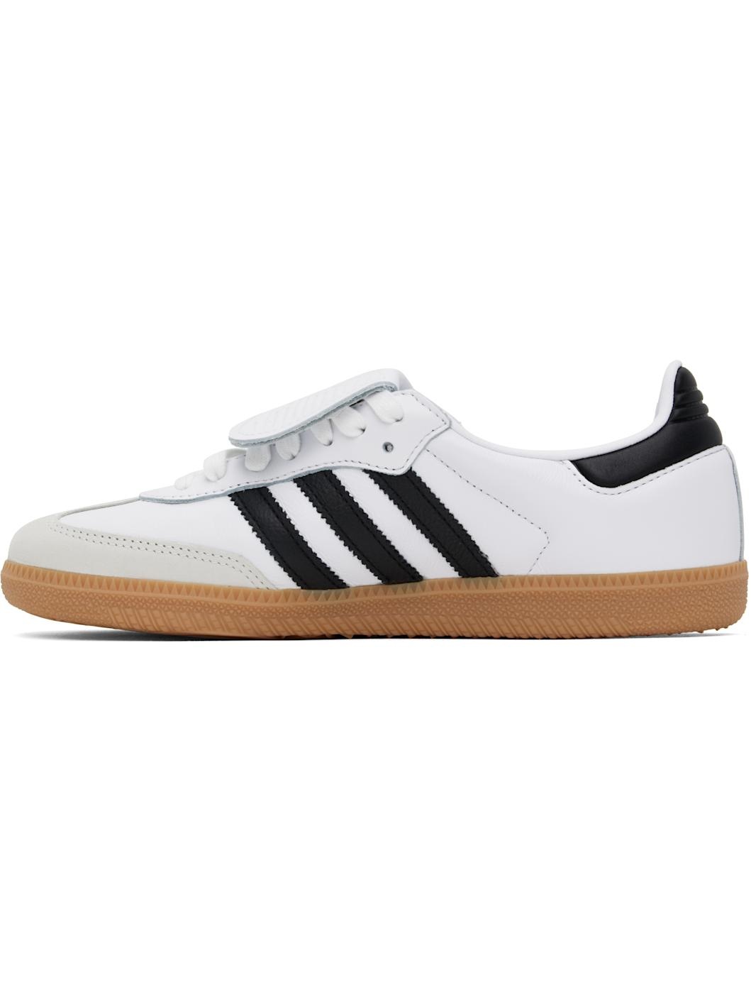 White & Black Samba LT Sneakers - 3