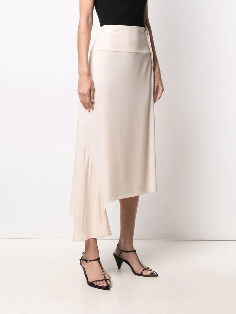 high-waisted asymmetric skirt 3
