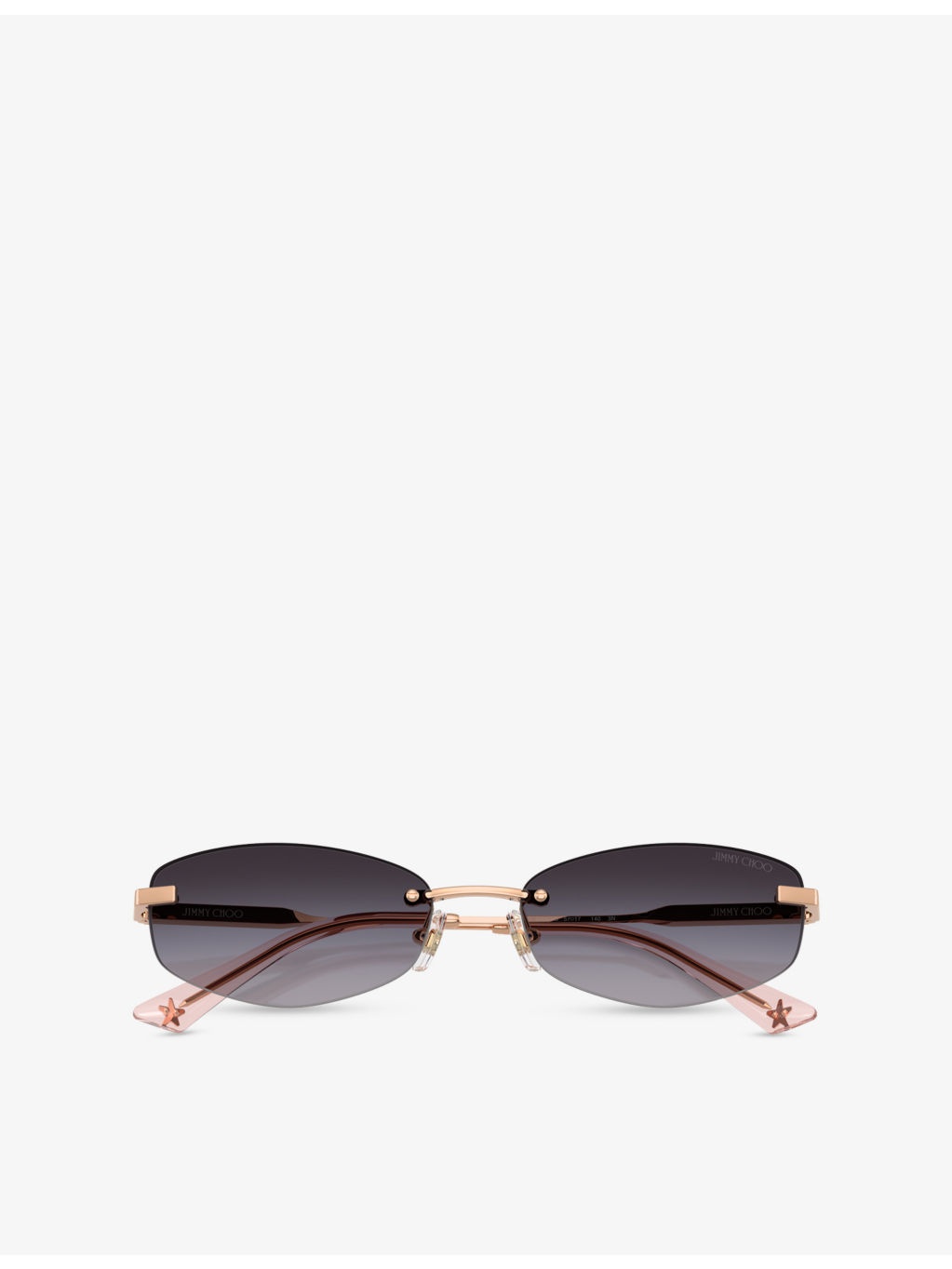 JC4013D Oval-Frame Metal Sunglasses - 5