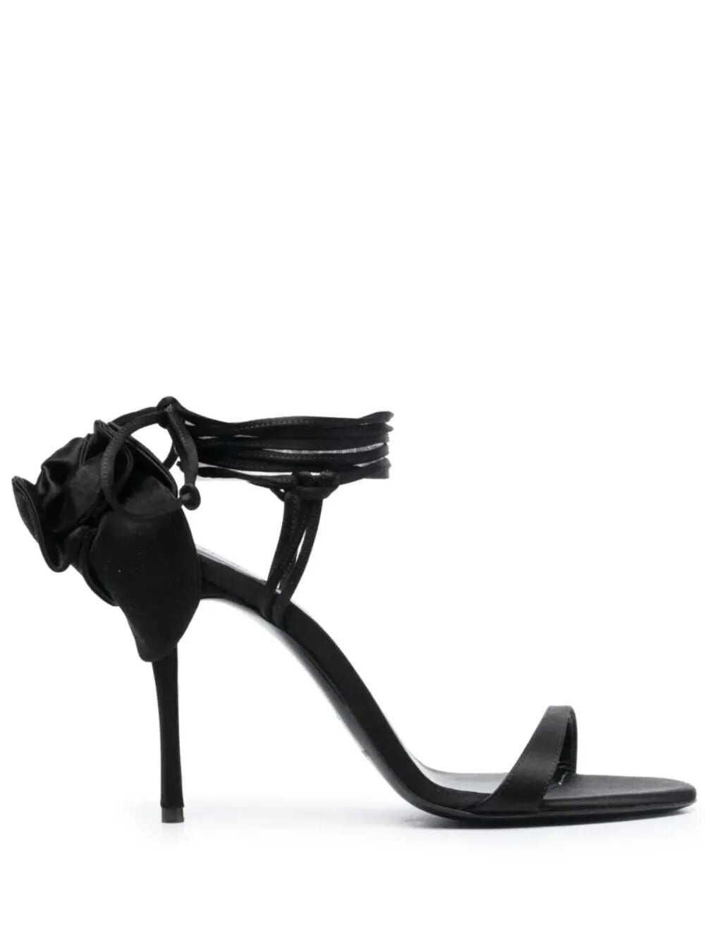 Magda Butrym Women "Flower" Sandals T.080 Shoes Satin - 2