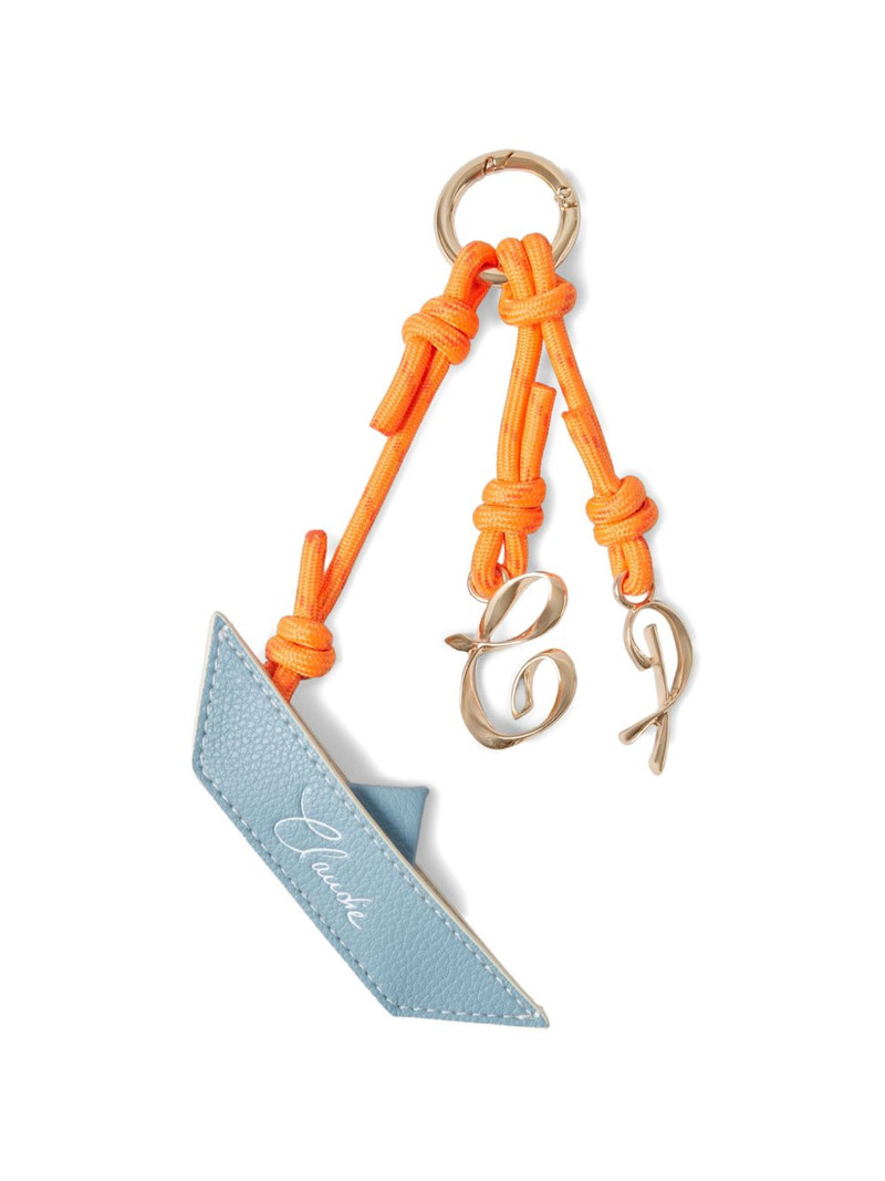 letters-charm leather keyring 1