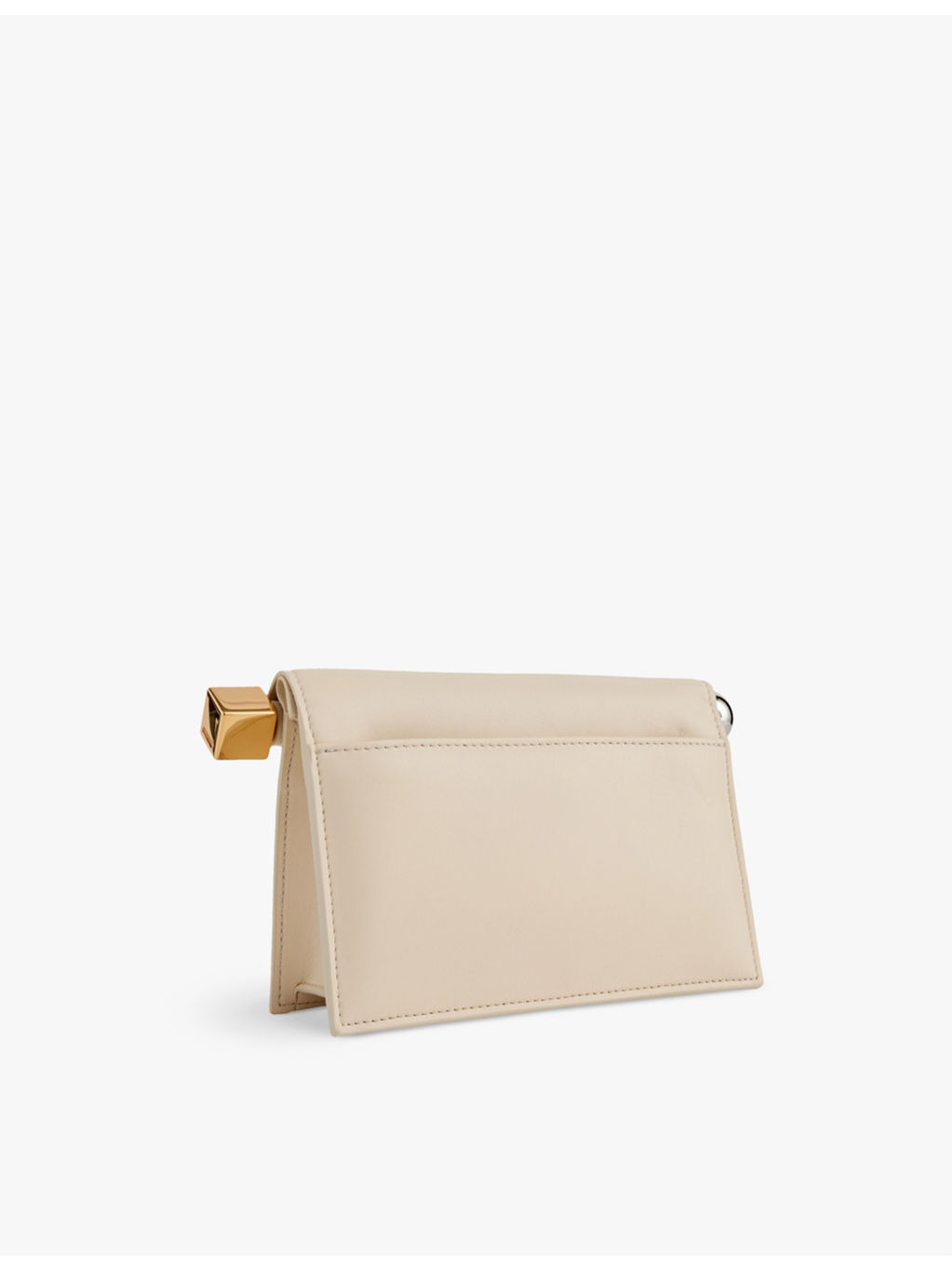 La Petite Pochette Rond leather clutch bag - 4