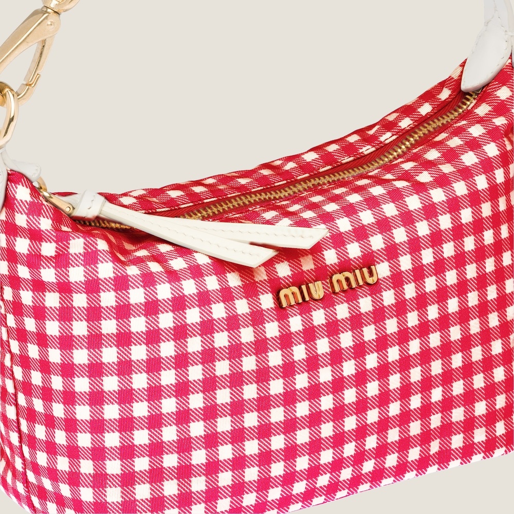 Miu Spirit printed faille mini-bag - 6