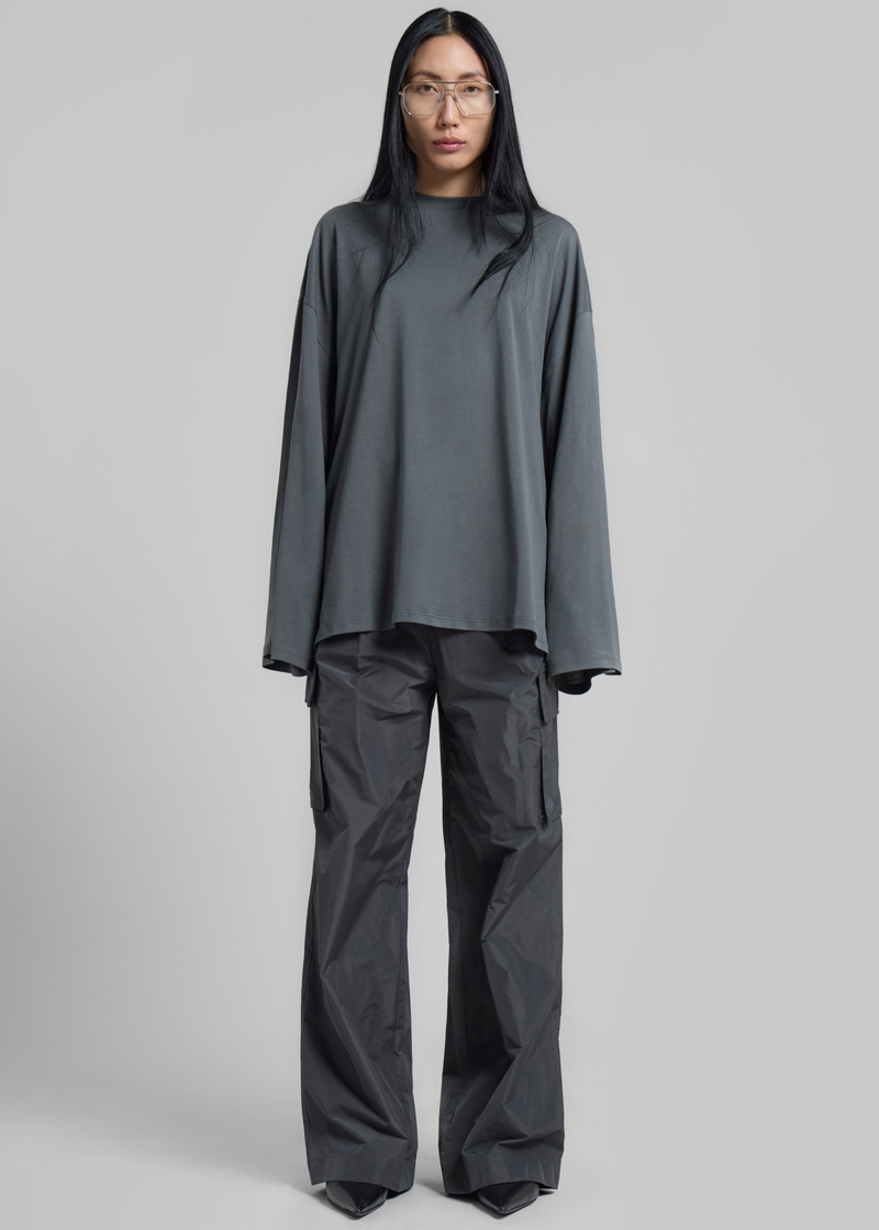 Rio Oversized Sleeve Tee - Khaki 3
