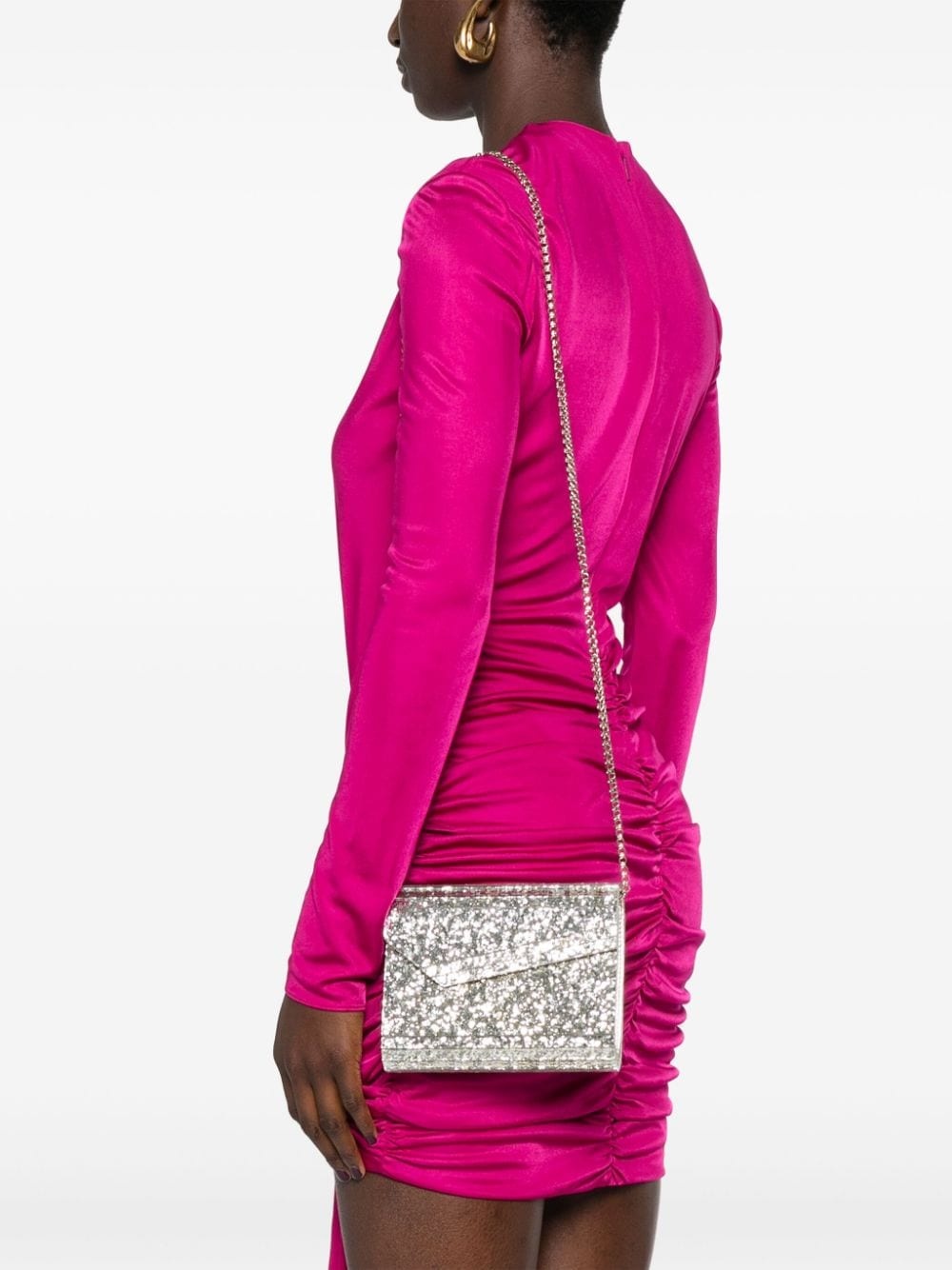 Candy glitter-detailing clutch - 2