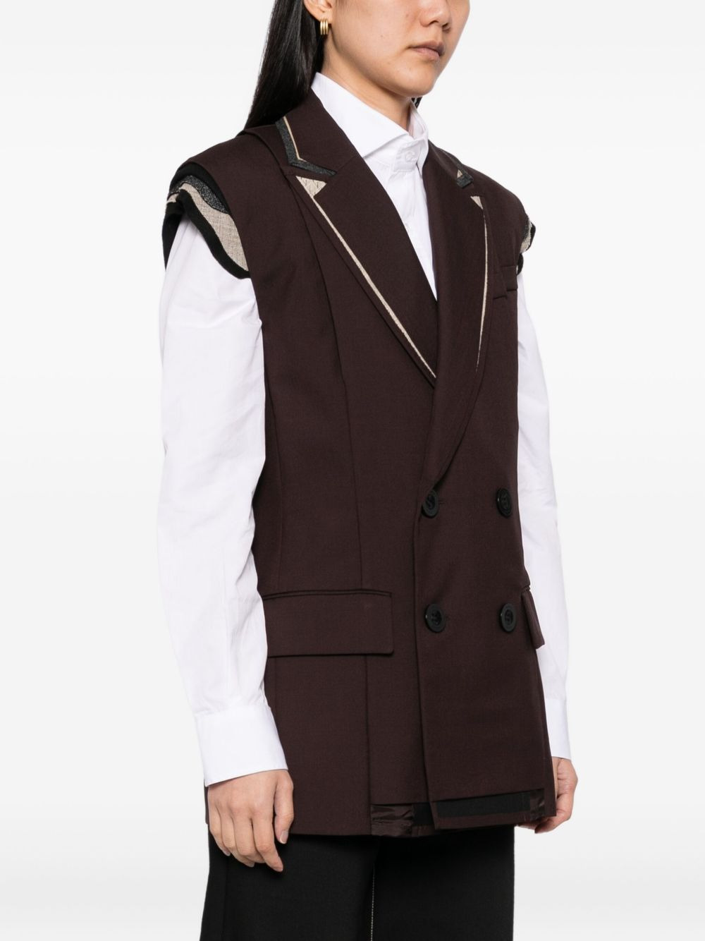double-breasted waistcoat - 3