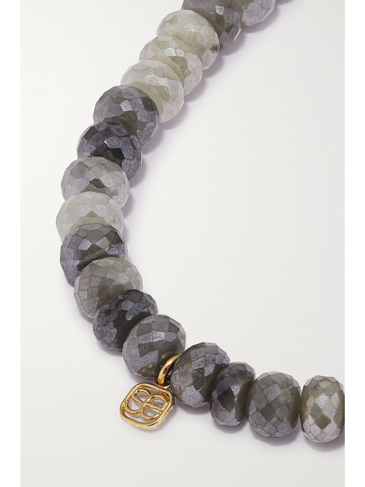 Small Starburst 14-karat gold, silverite and diamond bracelet Gold - 3