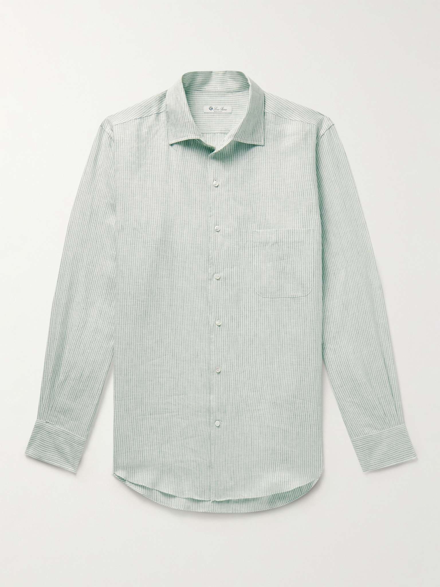 Striped Linen Shirt - 1