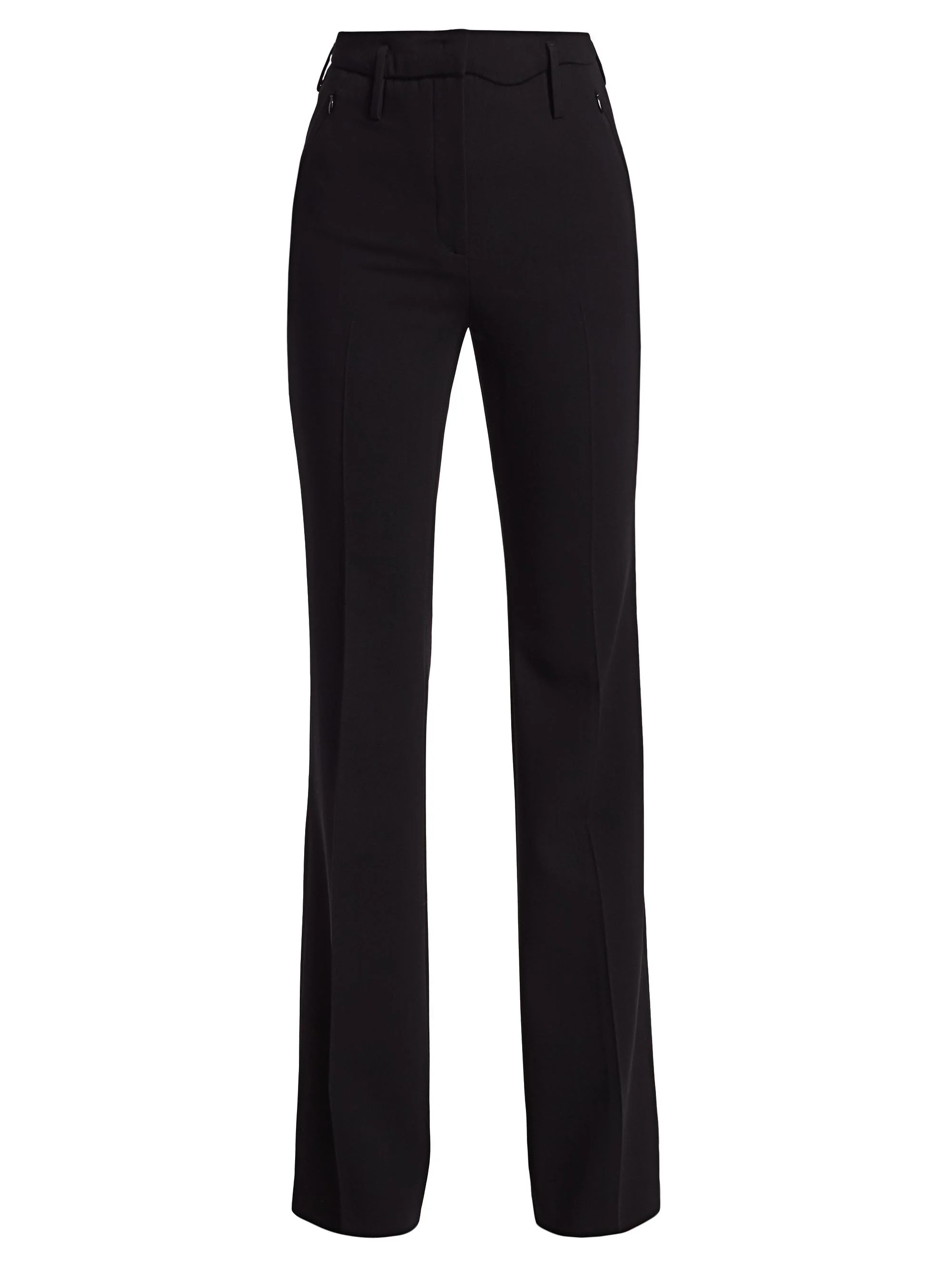 Women's Farrah Stretch-Wool Pants - Black - 1