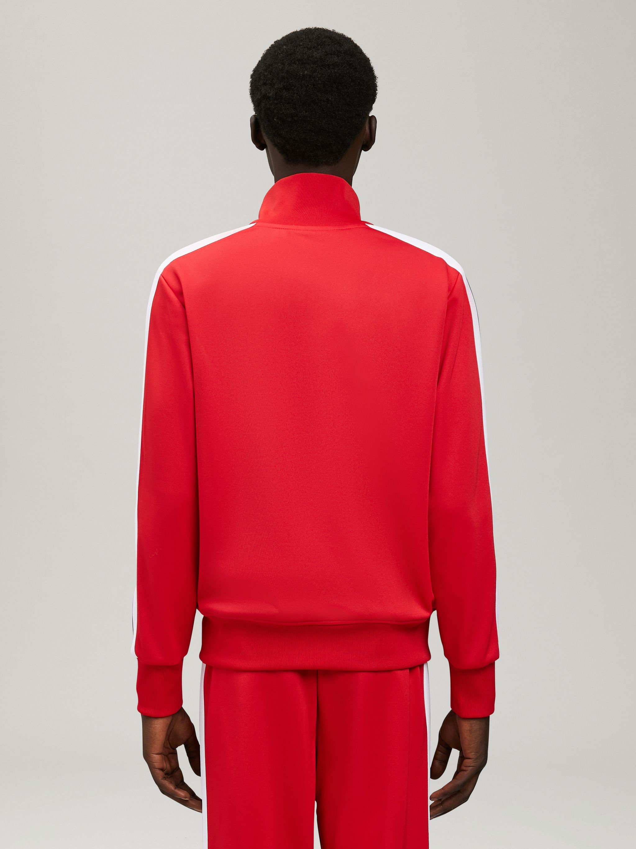 logo print track jacket - 5