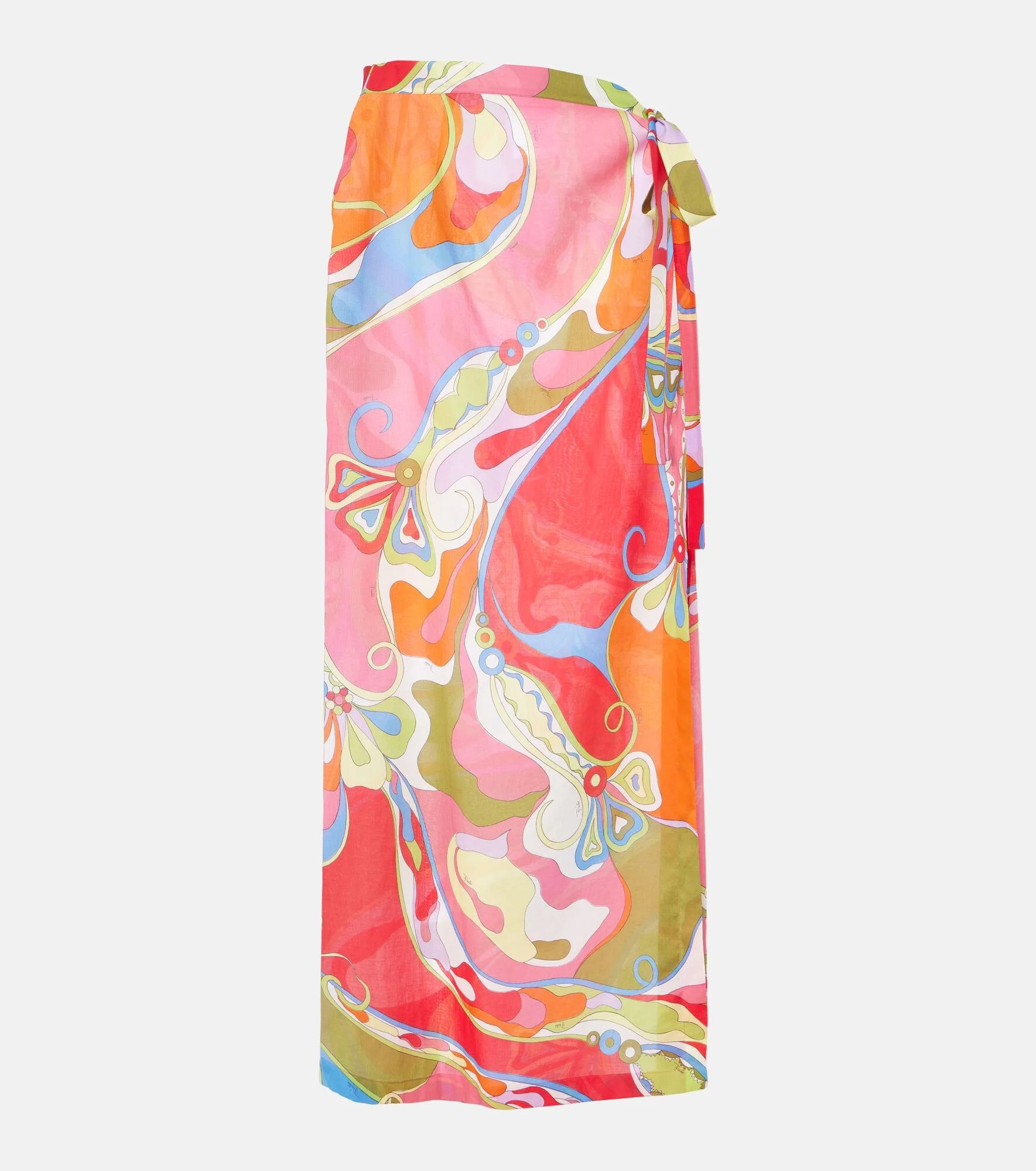 Orchidee cotton muslin beach cover-up - 1