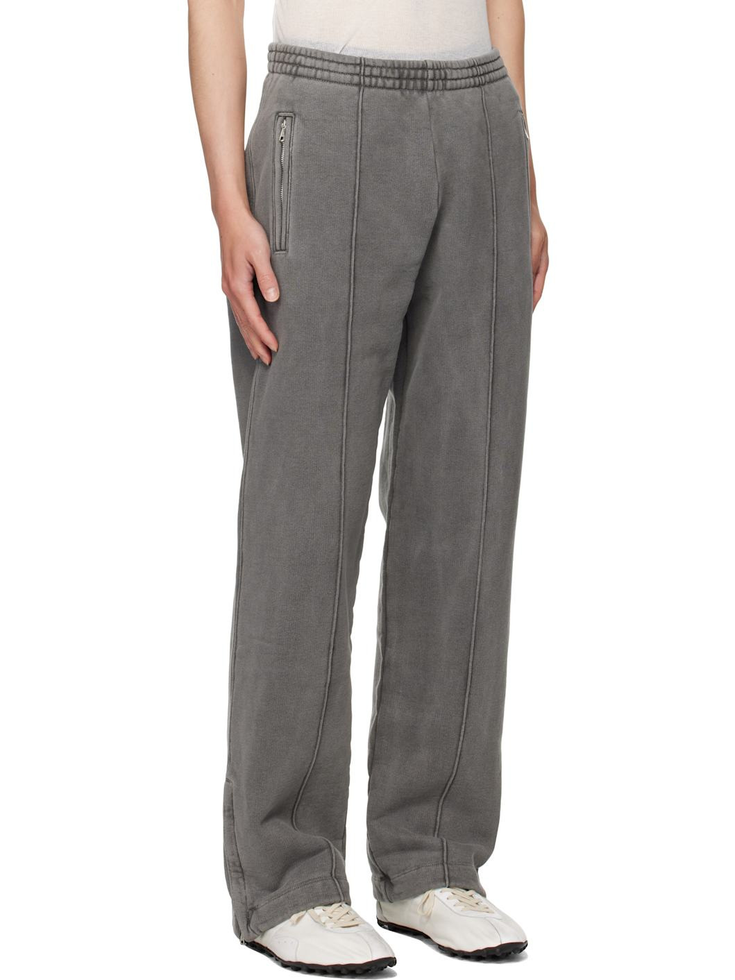 Gray Track Sweatpants - 2