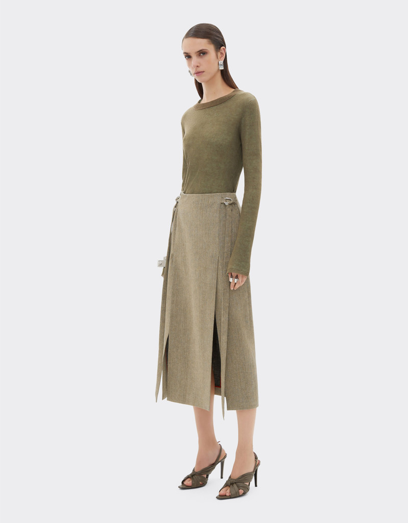 Linen cashmere and silk turtleneck sweater 3