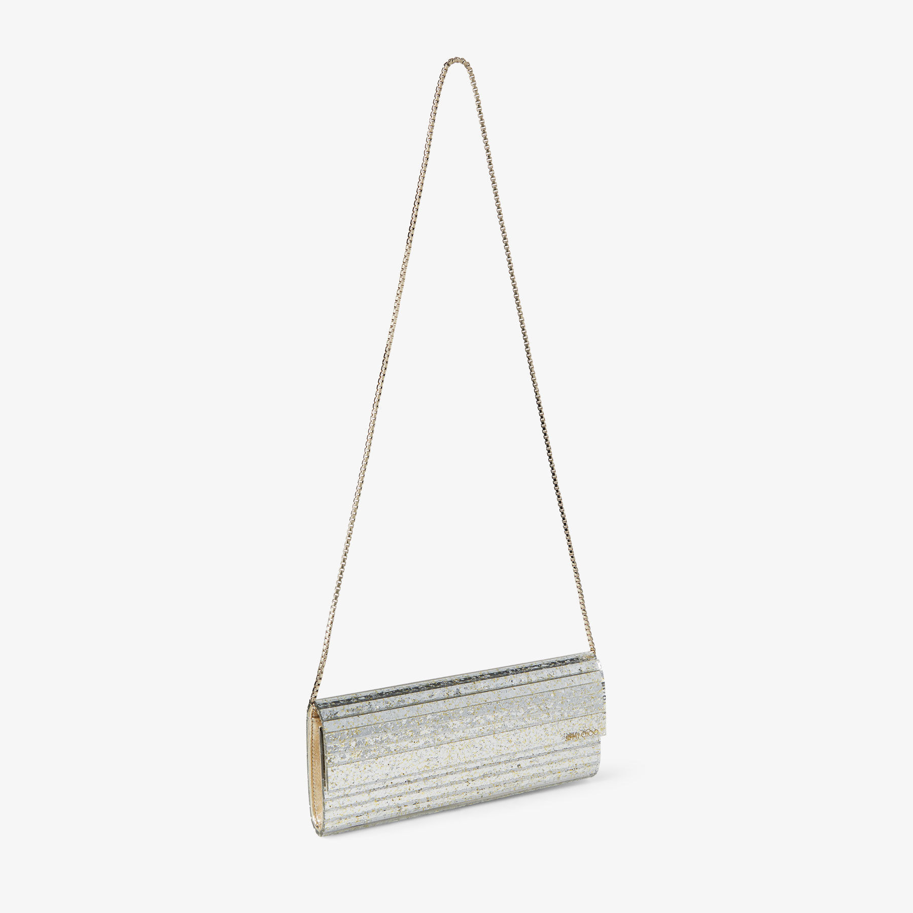Sweetie
Champagne Coarse Glitter Acrylic Clutch Bag - 5