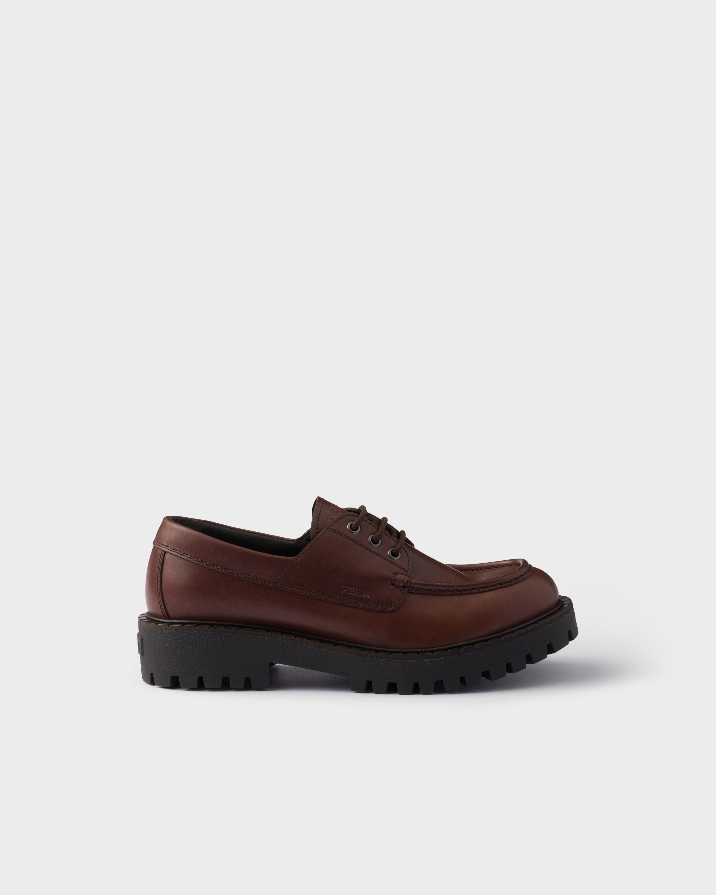 Laced leather loafers - 2