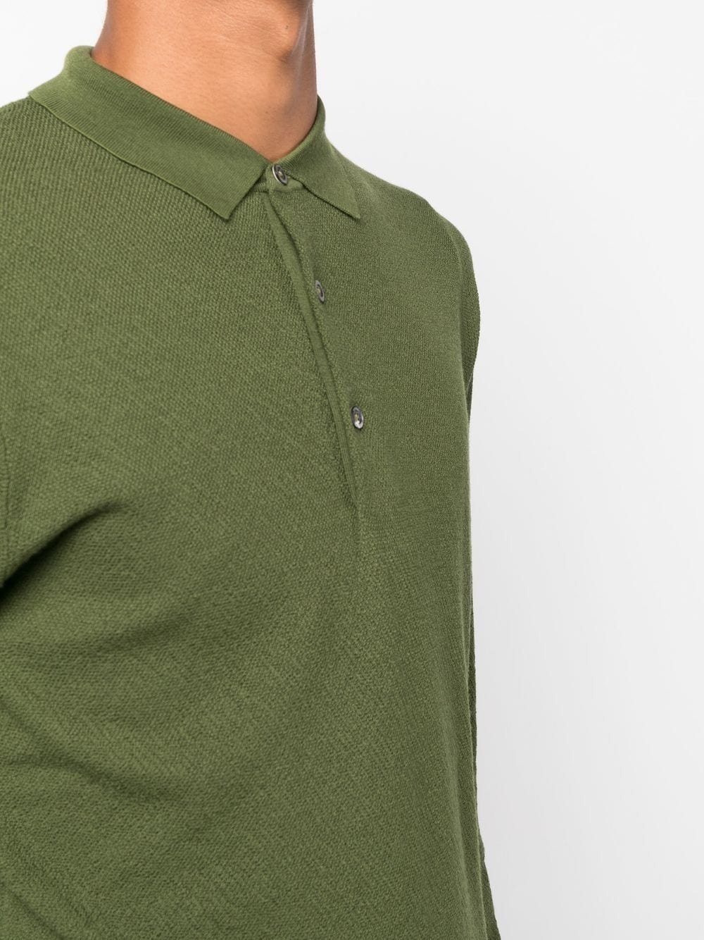 long-sleeved polo shirt - 5