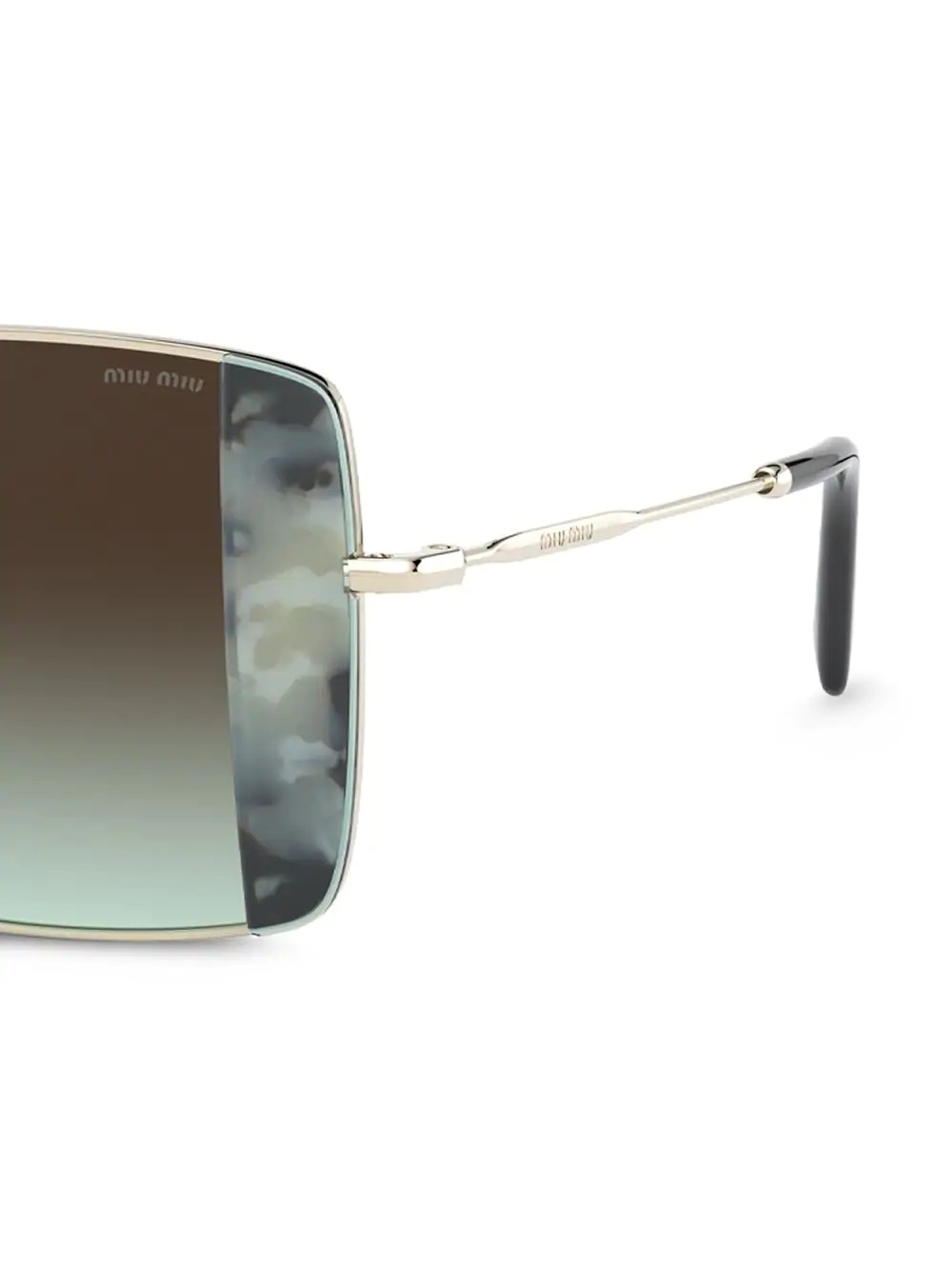 Noir oversized-frame sunglasses - 3