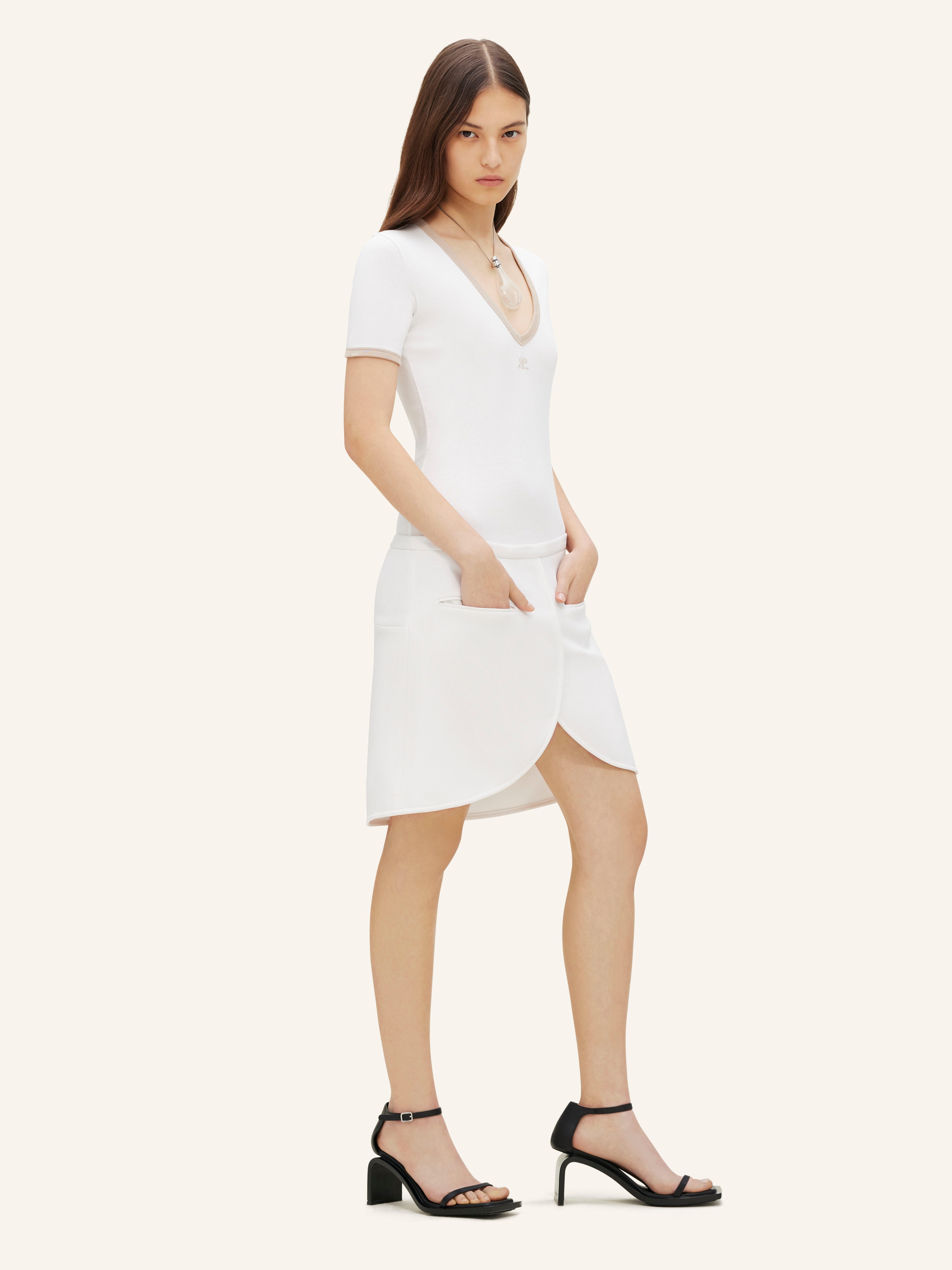 ELLIPSE TWILL MINI SKIRT - 3