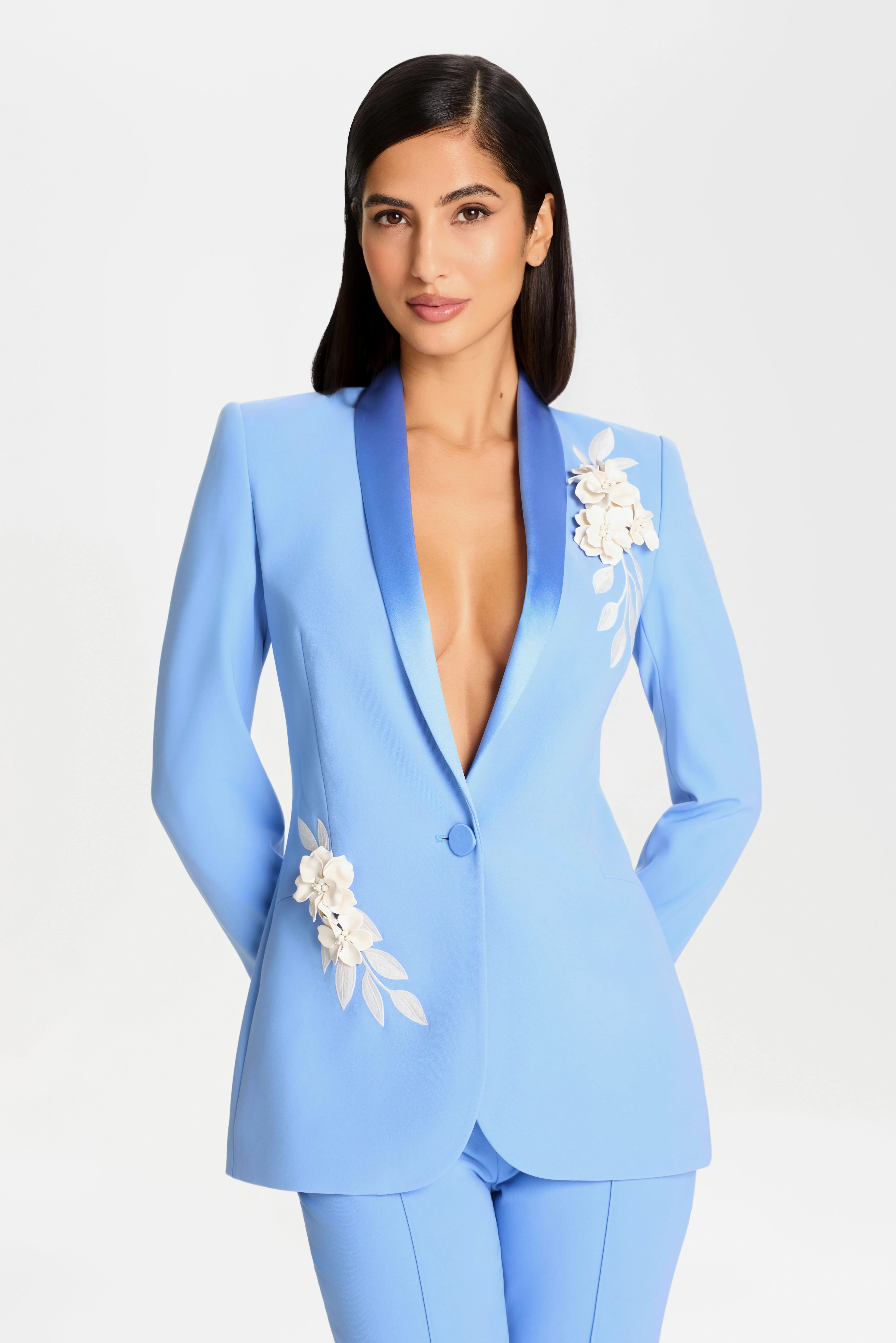 ALISSA BLUE BLAZER - 1