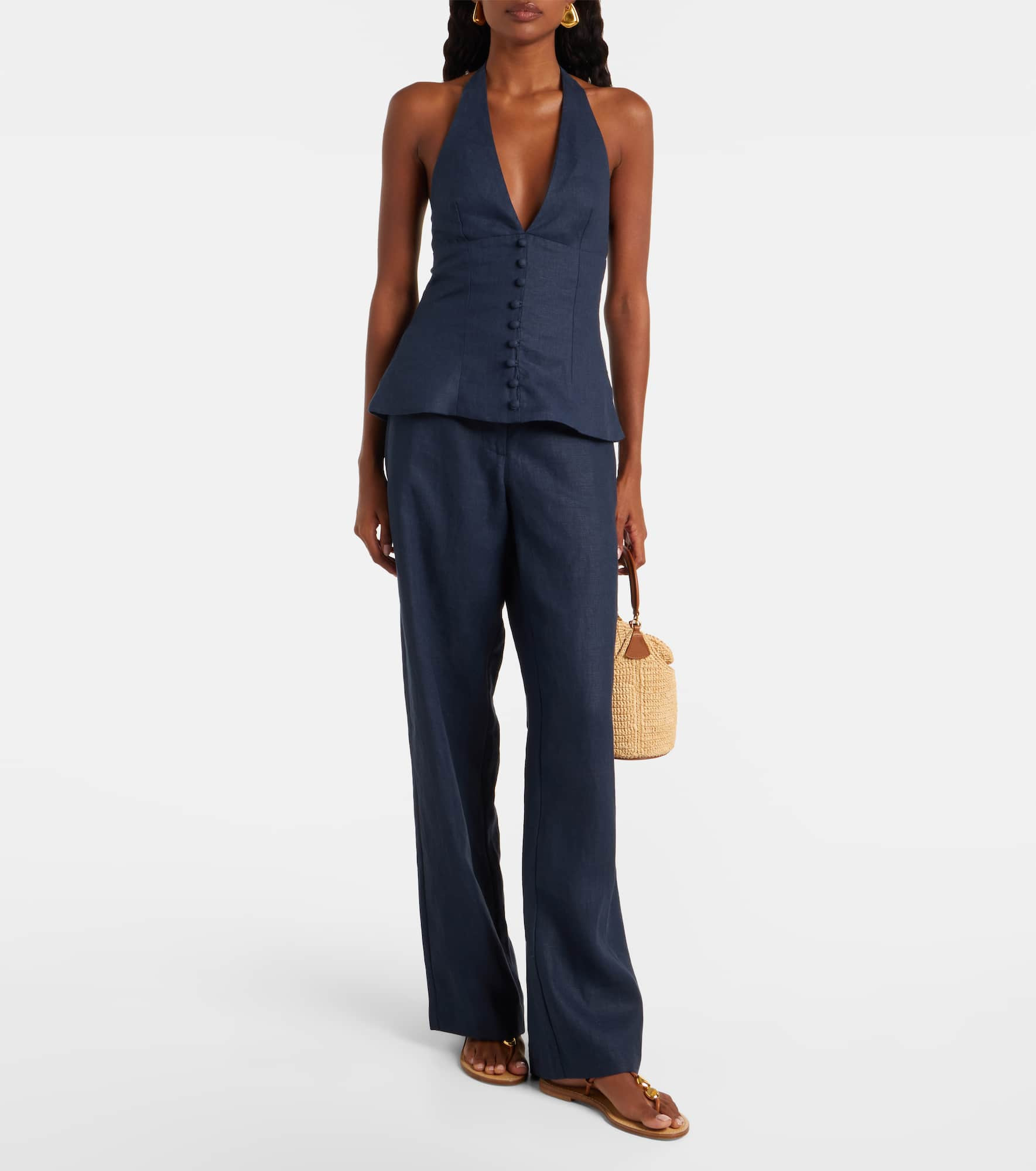 Marie linen vest - 2