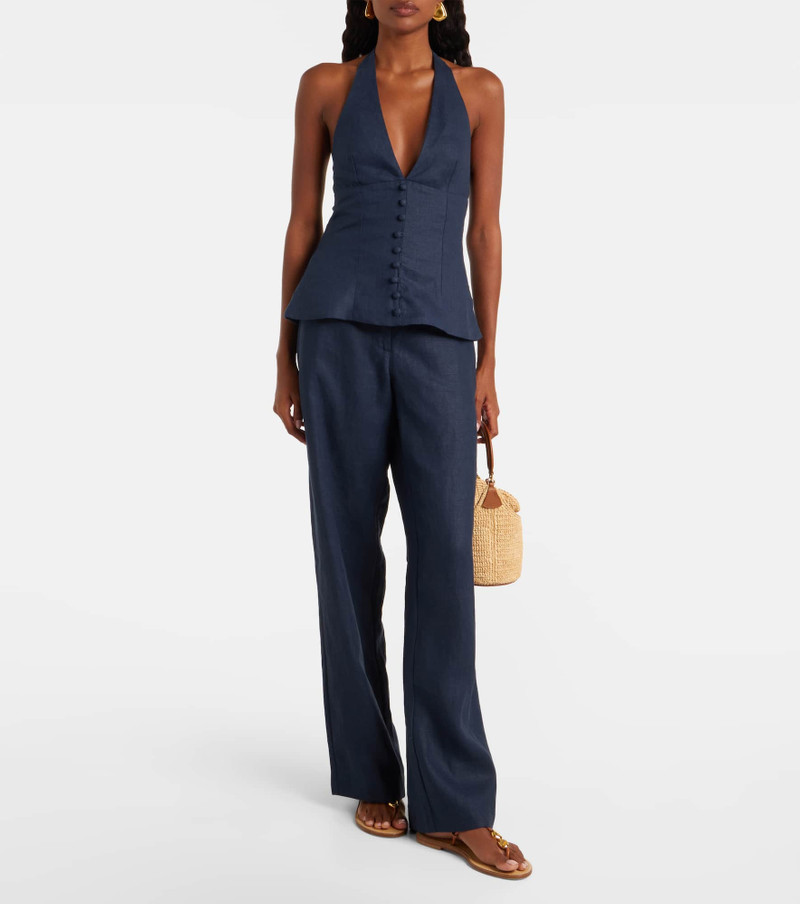 FAITHFULL Marie linen vest outlook