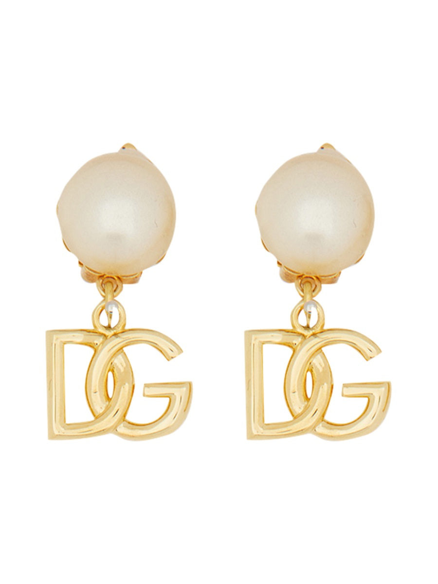 "Dg Newton" Dangle Earrings - 1