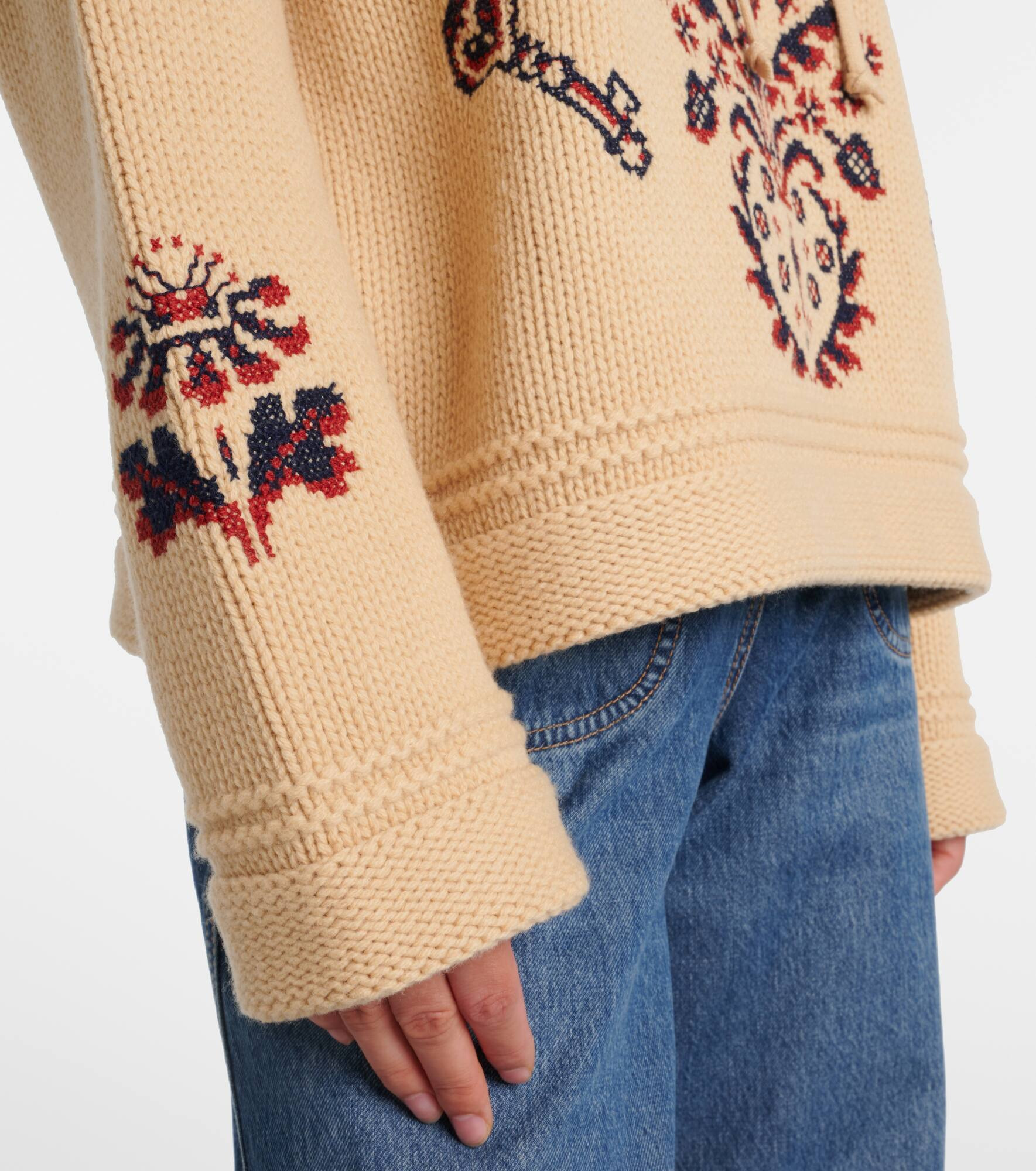 Wool and cashmere sweater - 5